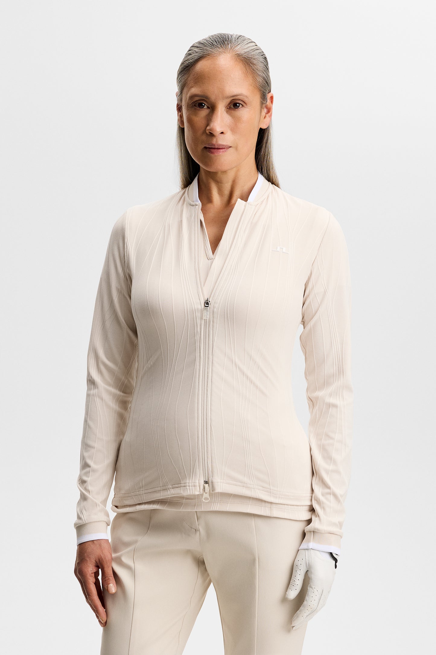 Susanna Mid Layer in Moonbeam by J.Lindeberg