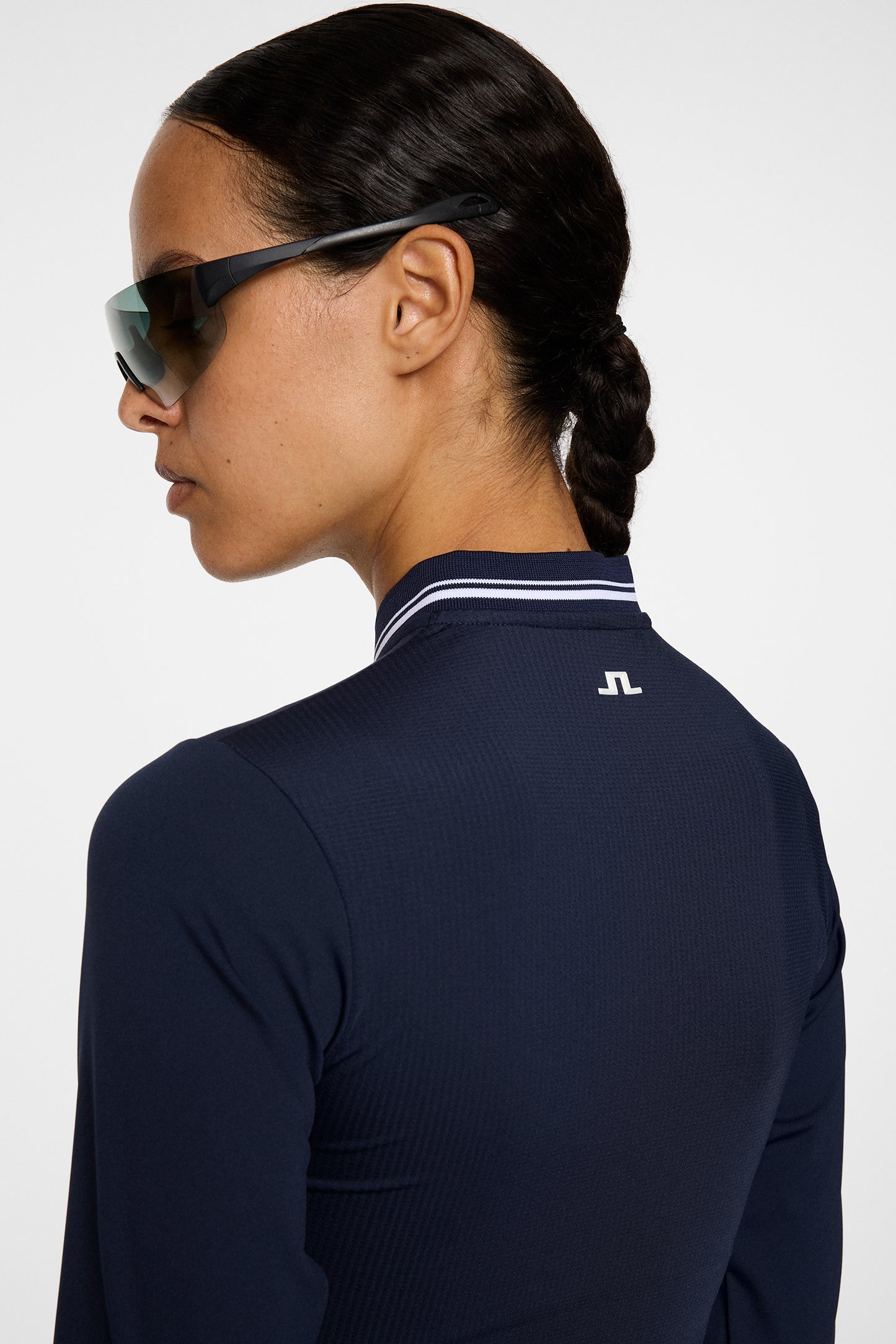 Harper Quarter Zip Mid Layer in JL Navy by J.Lindeberg