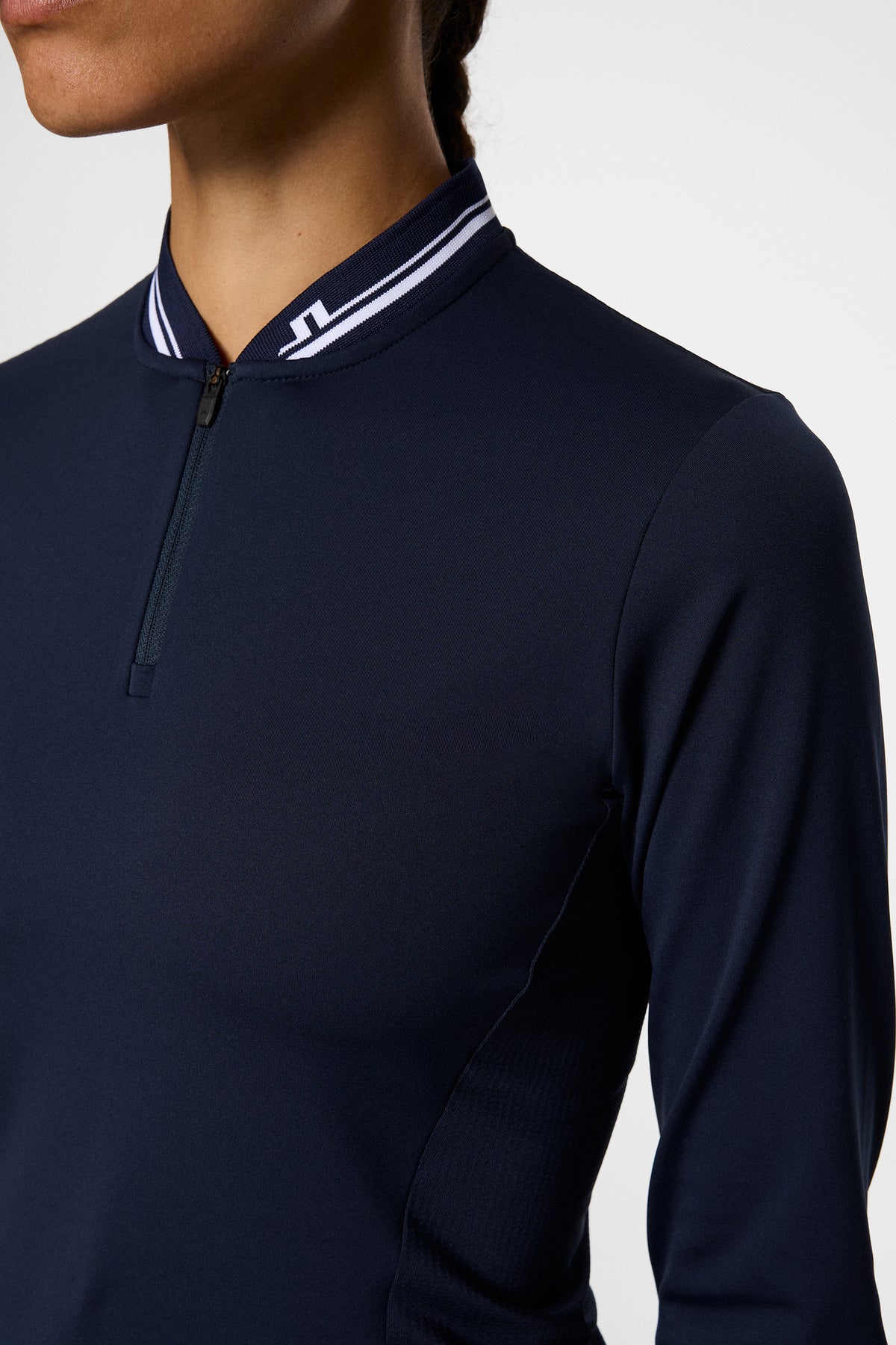 Harper Quarter Zip Mid Layer in JL Navy by J.Lindeberg