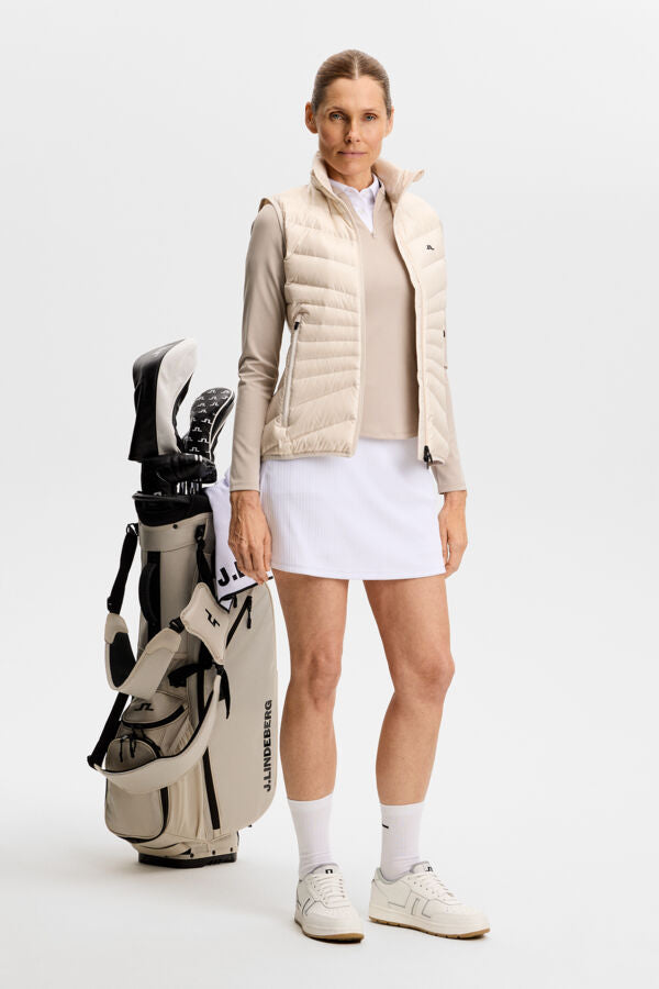Harper Quarter Zip Mid Layer / Oyster Brown