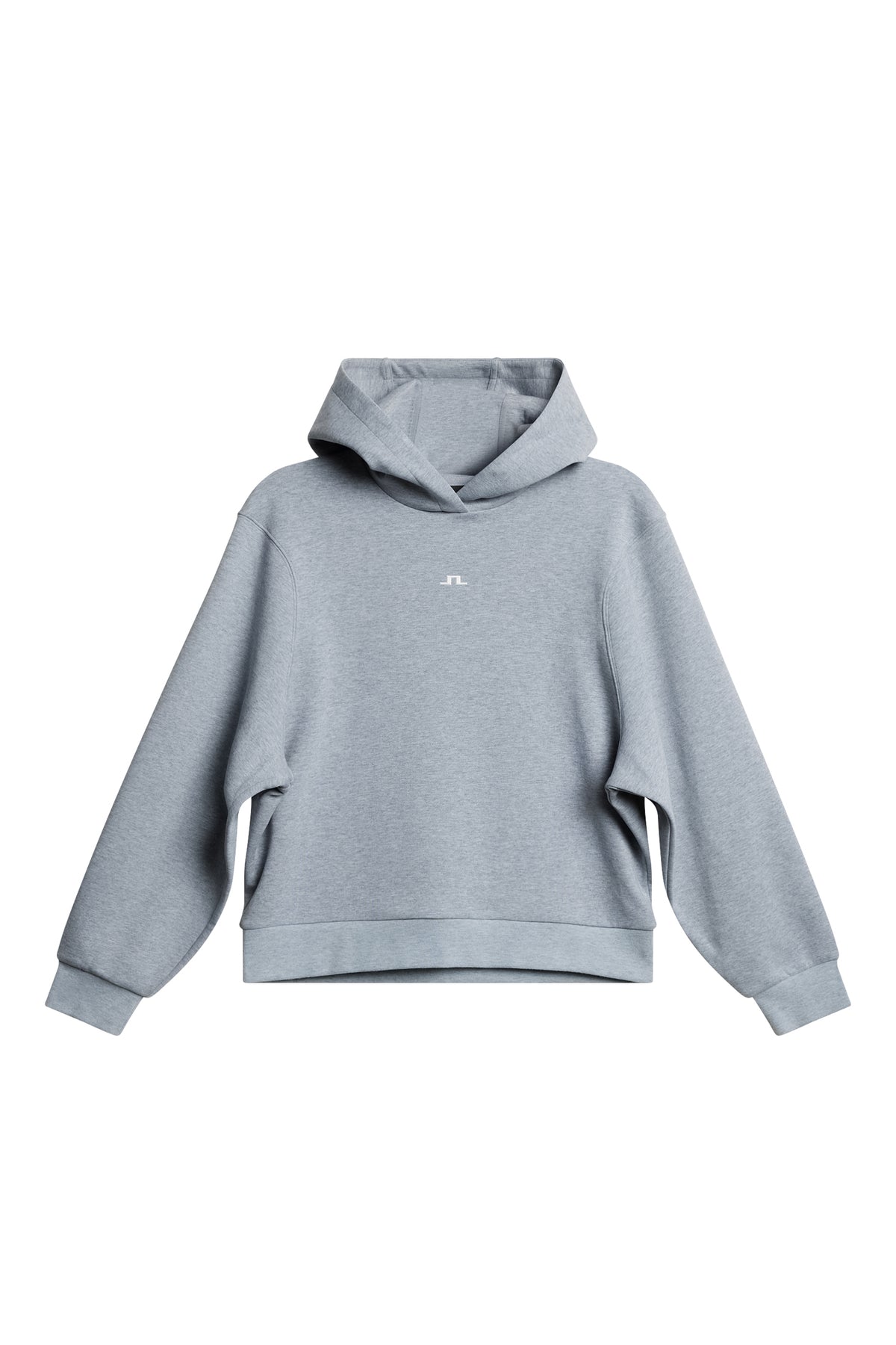 Sandie Hoodie in Medium Grey Melange by J.Lindeberg