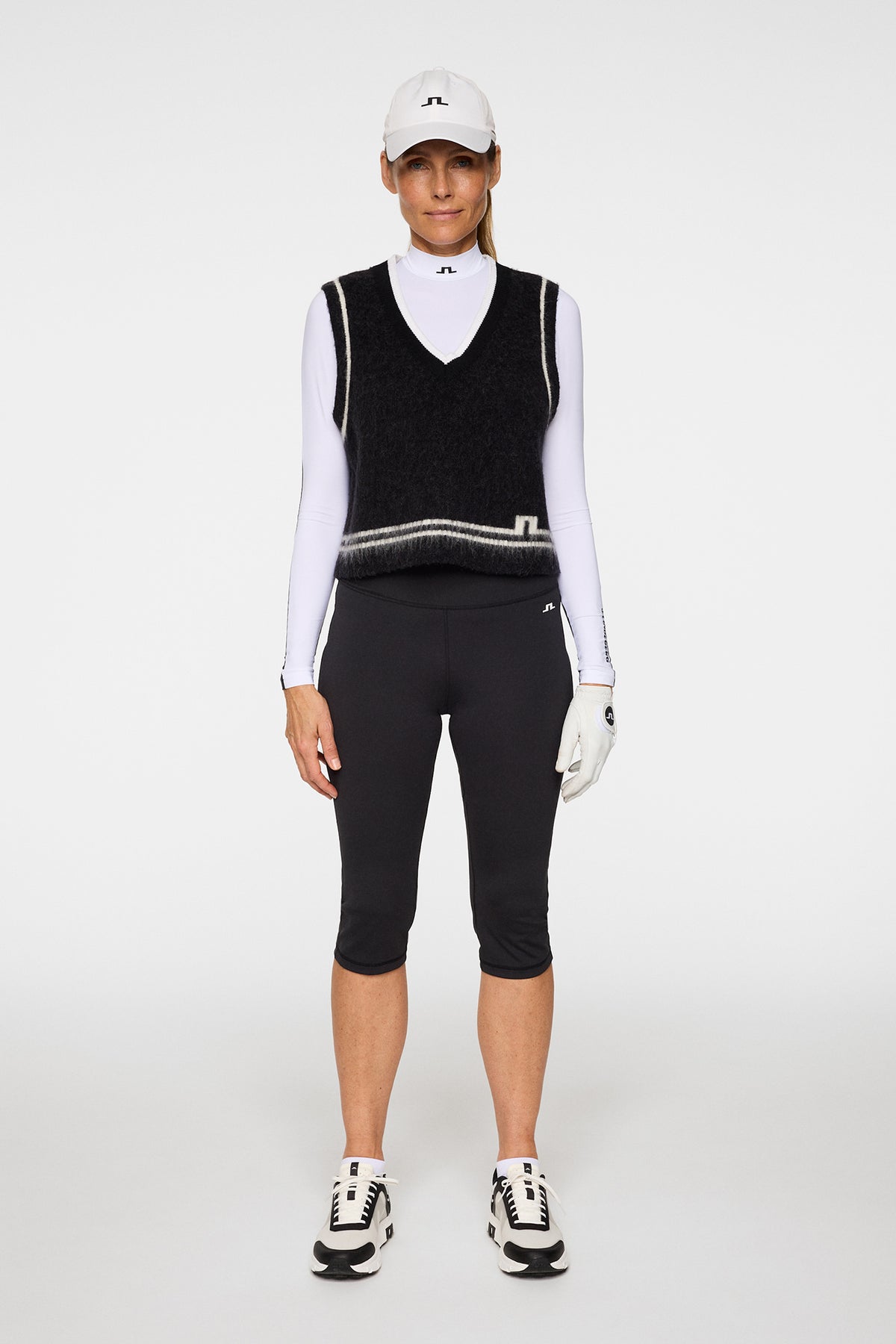 Carly Capri Leggings in Black by J.Lindeberg