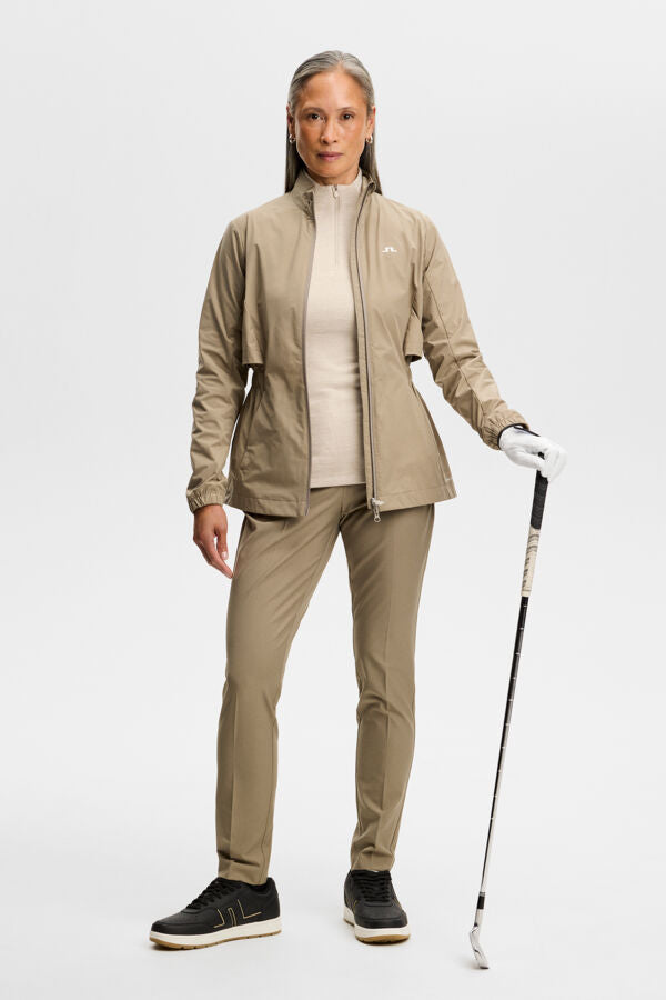 Steffi Quarter Zip Mid Layer / Moonbeam Melange