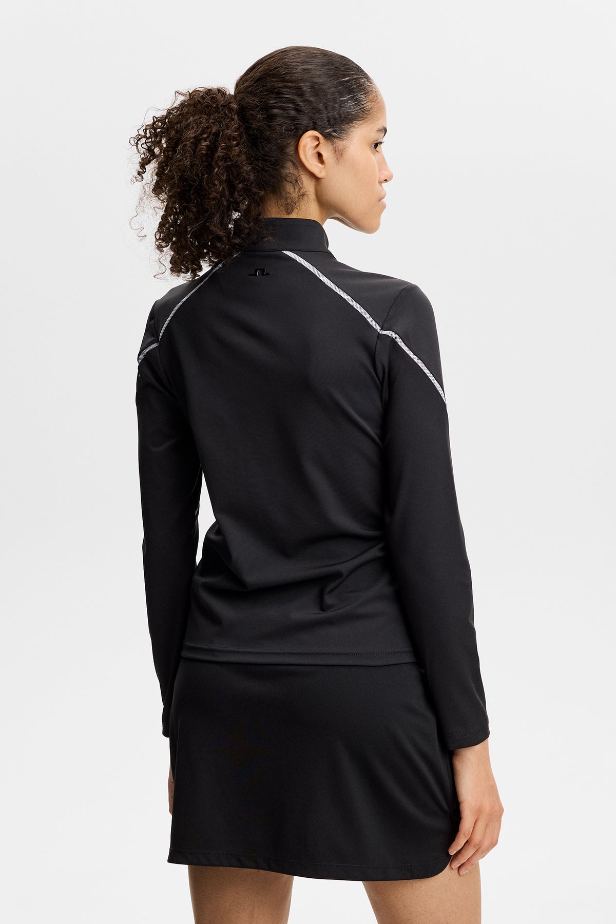 Alya Vent  Mid Layer in Black by J.Lindeberg