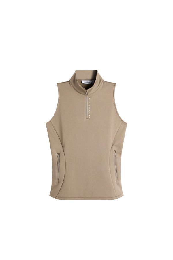 Jess Jersey Vest  / Brindle