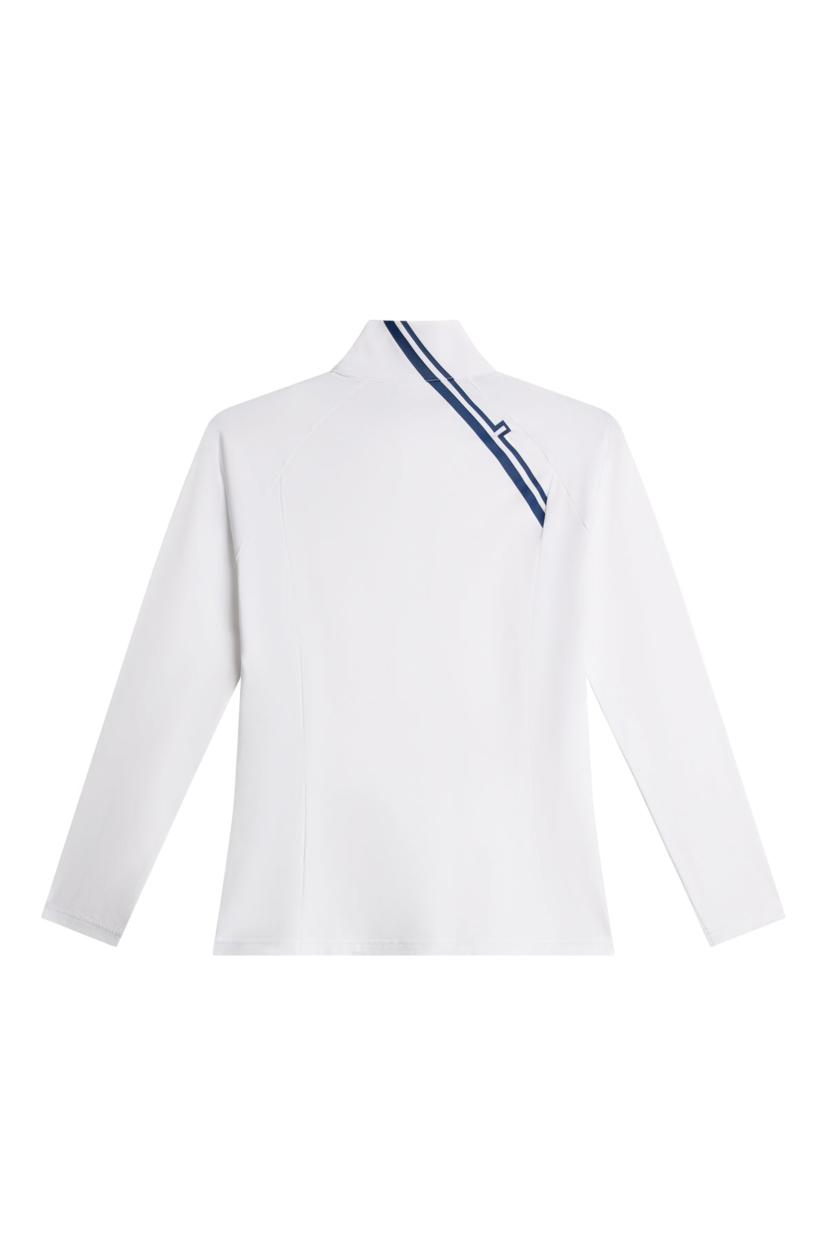 Nadu Qaurter Zip Mid Layer in White by J.Lindeberg