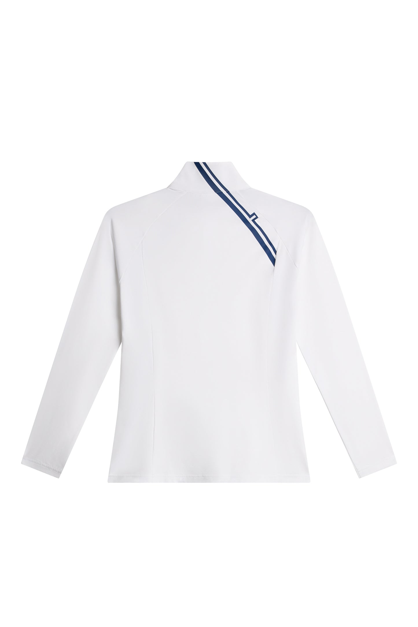 Nadu Qaurter Zip Mid Layer in White by J.Lindeberg