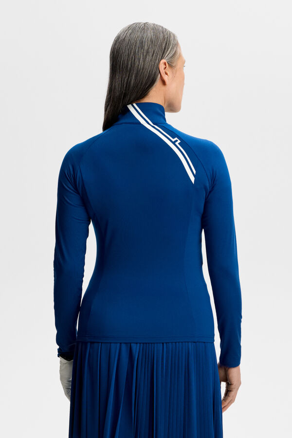 Nadu Quarter Zip Mid Layer / Estate Blue