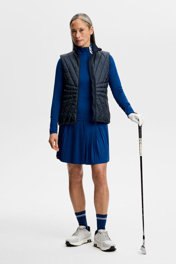 Nadu Quarter Zip Mid Layer / Estate Blue
