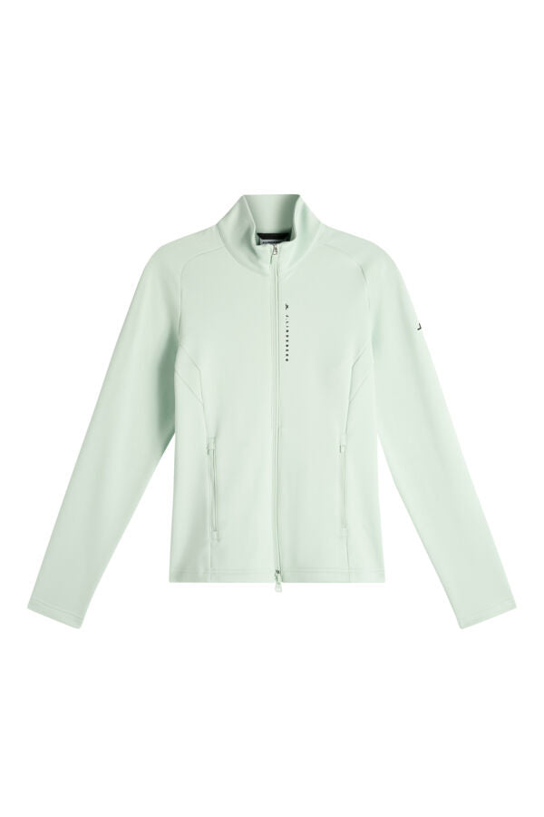 Selena Full Zip Mid Layer / Subtle Green
