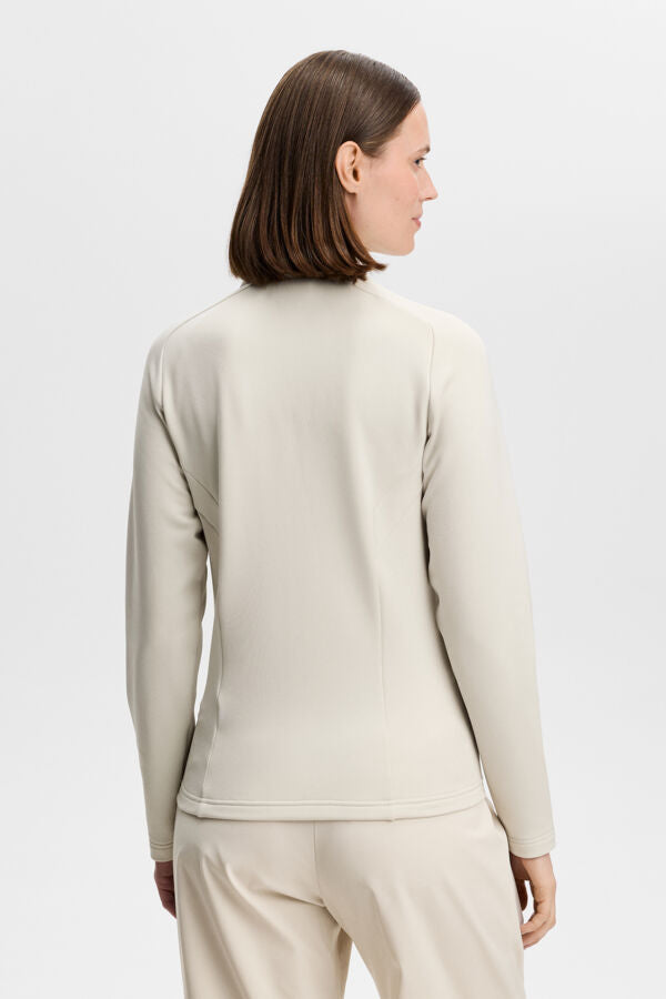 Selena Full Zip Mid Layer / Moonbeam