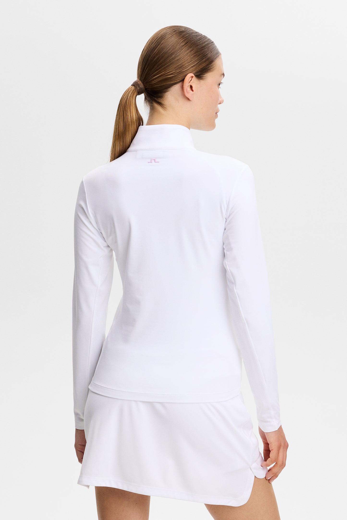 Tour Tech Mid Layer in White by J.Lindeberg