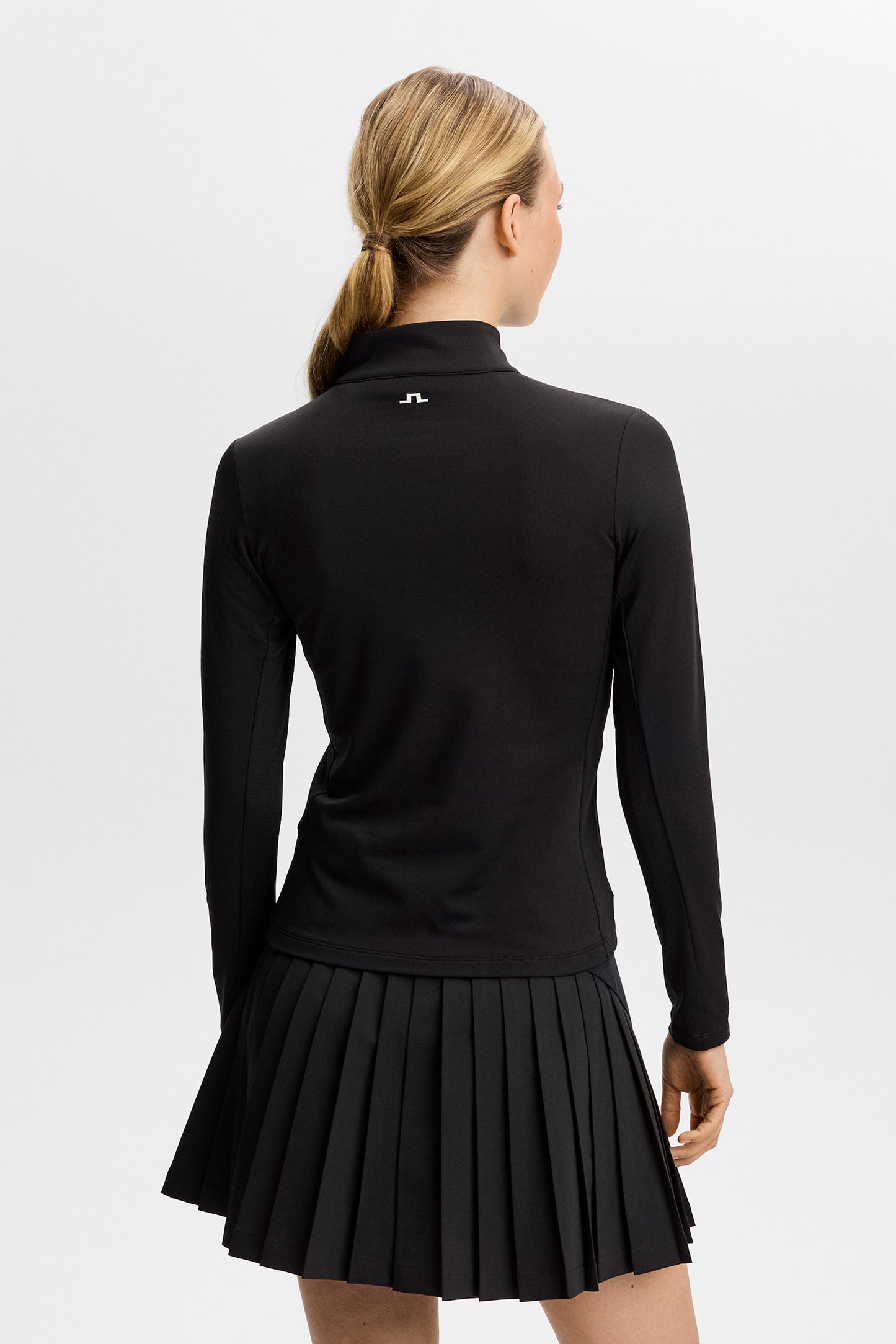 Tour Tech Mid Layer in Black by J.Lindeberg