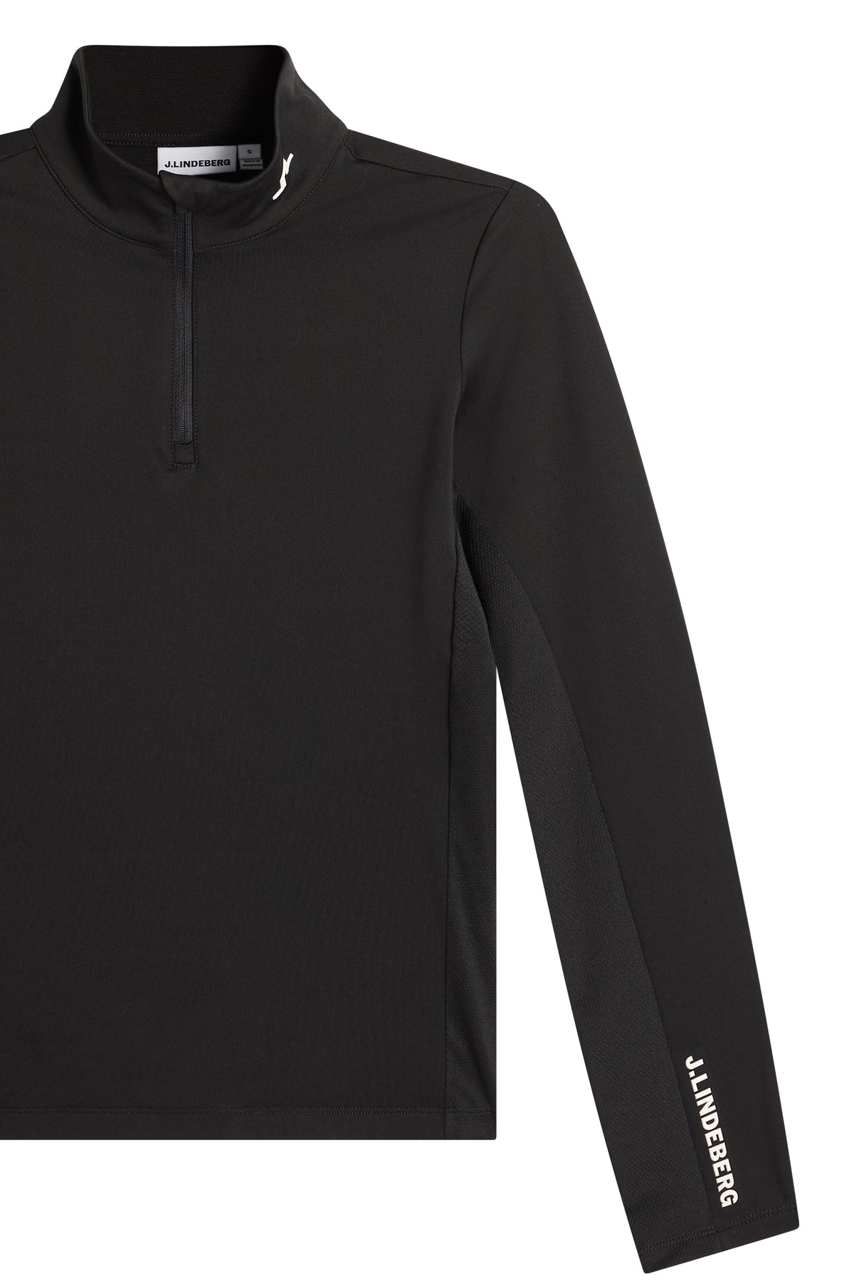 Tour Tech Mid Layer in Black by J.Lindeberg
