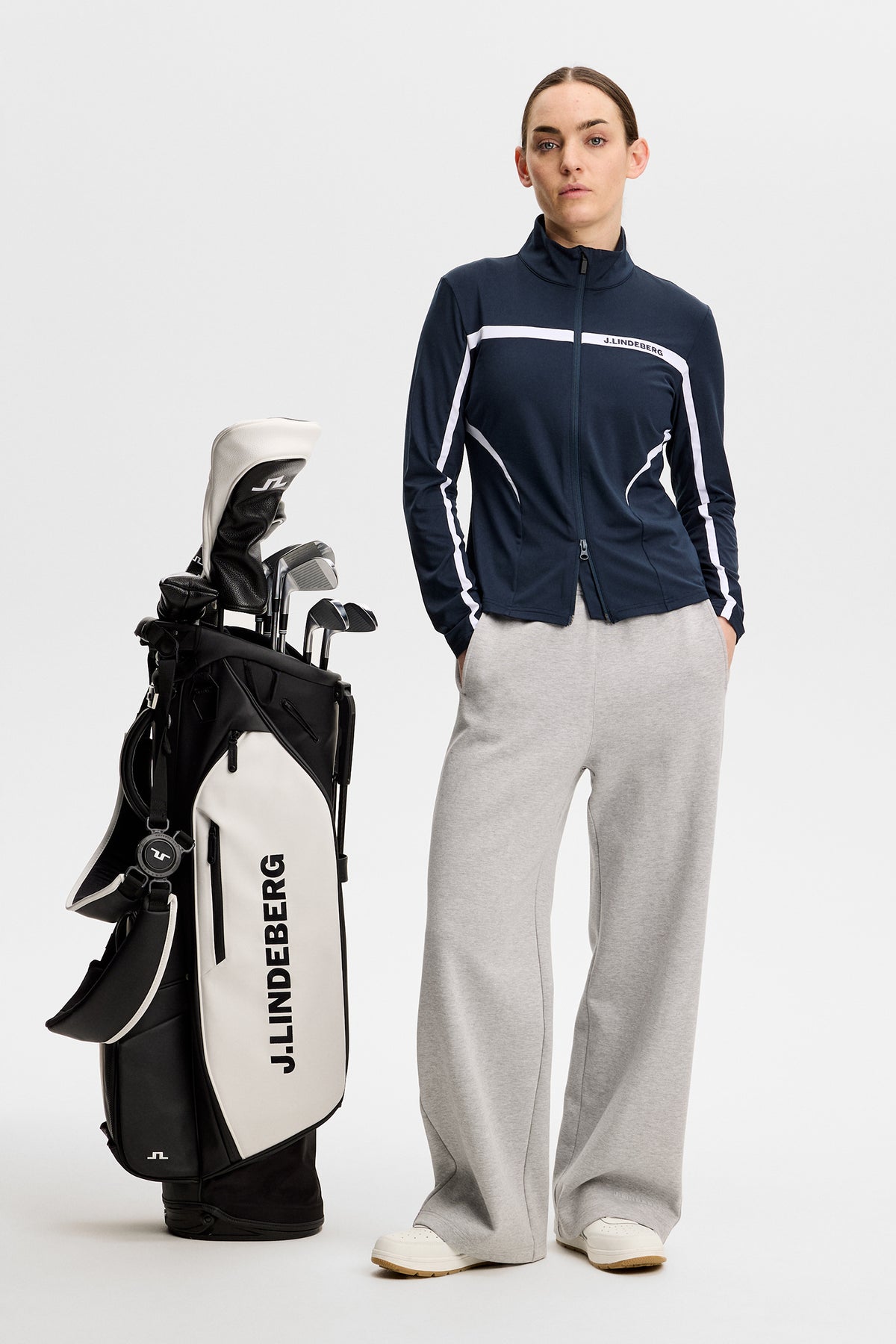 Janice Mid Layer in JL Navy by J.Lindeberg