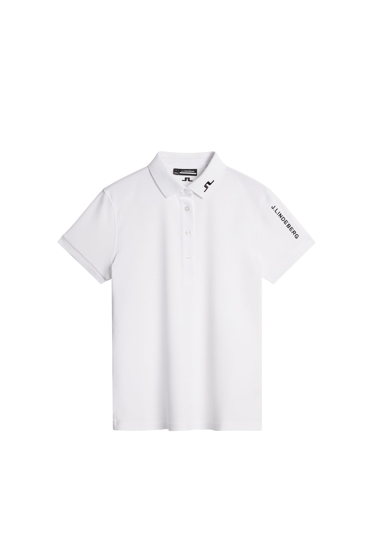 Tour Tech Golf Polo in White by J.Lindeberg