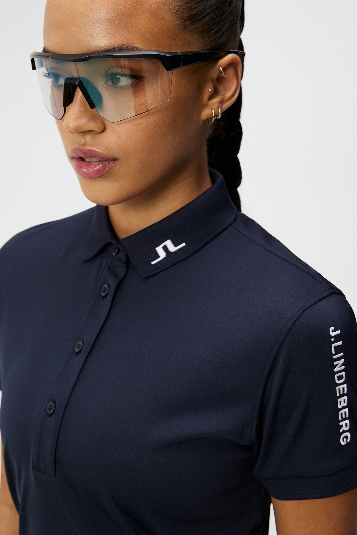 Tour Tech Golf Polo in JL Navy by J.Lindeberg