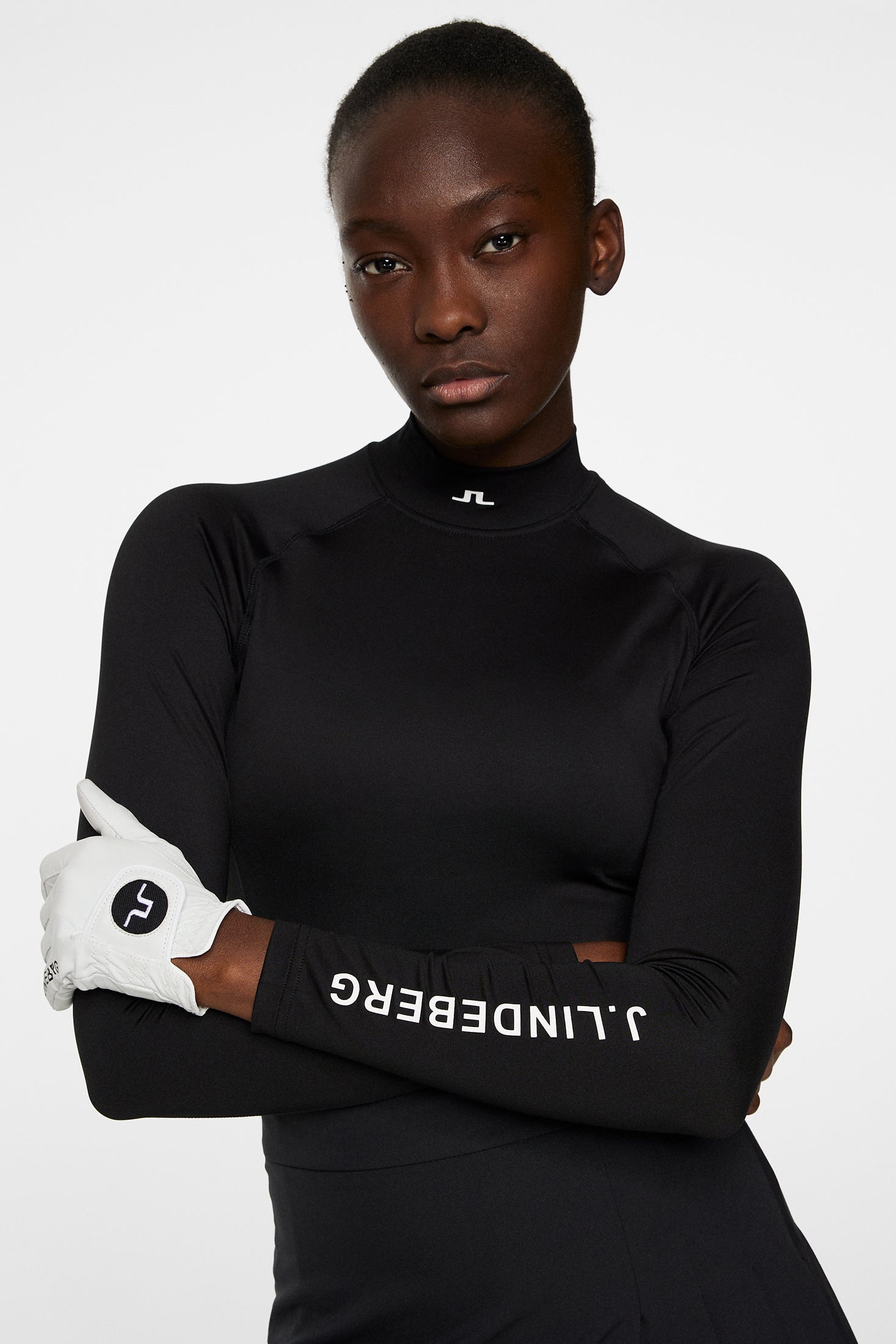 Asa Soft Compression Top / Black | J.Lindeberg Official
