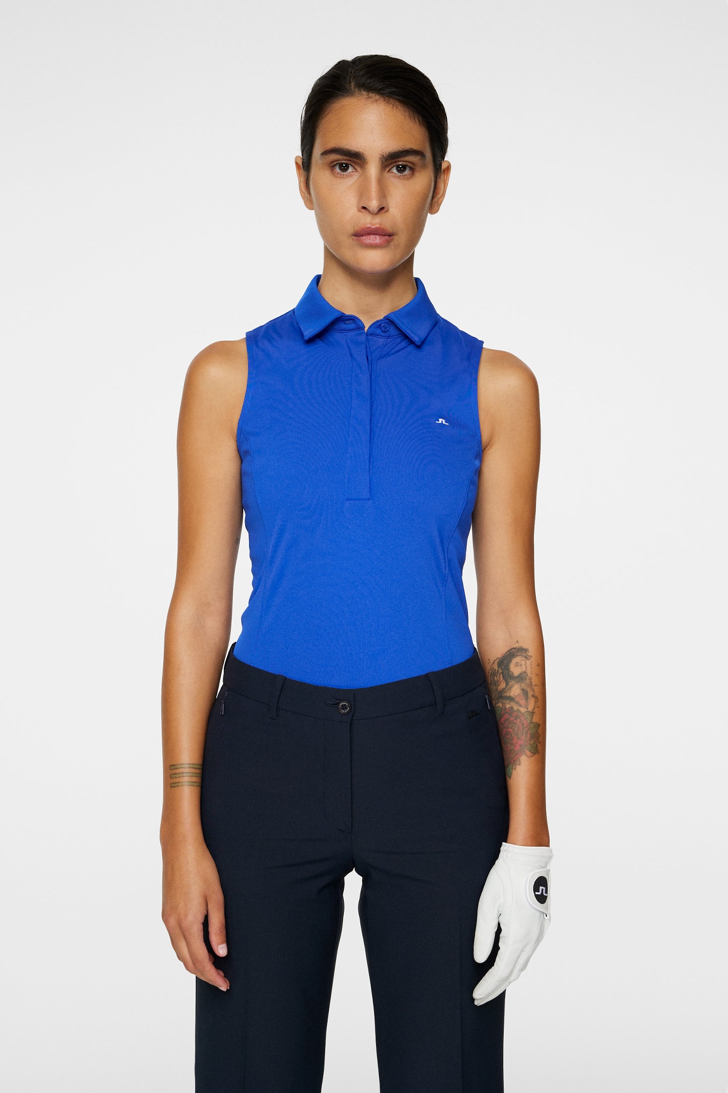 j.lindeberg Dena Sleeveless Top Club Blue Cheap Sale | Outdoor Sports