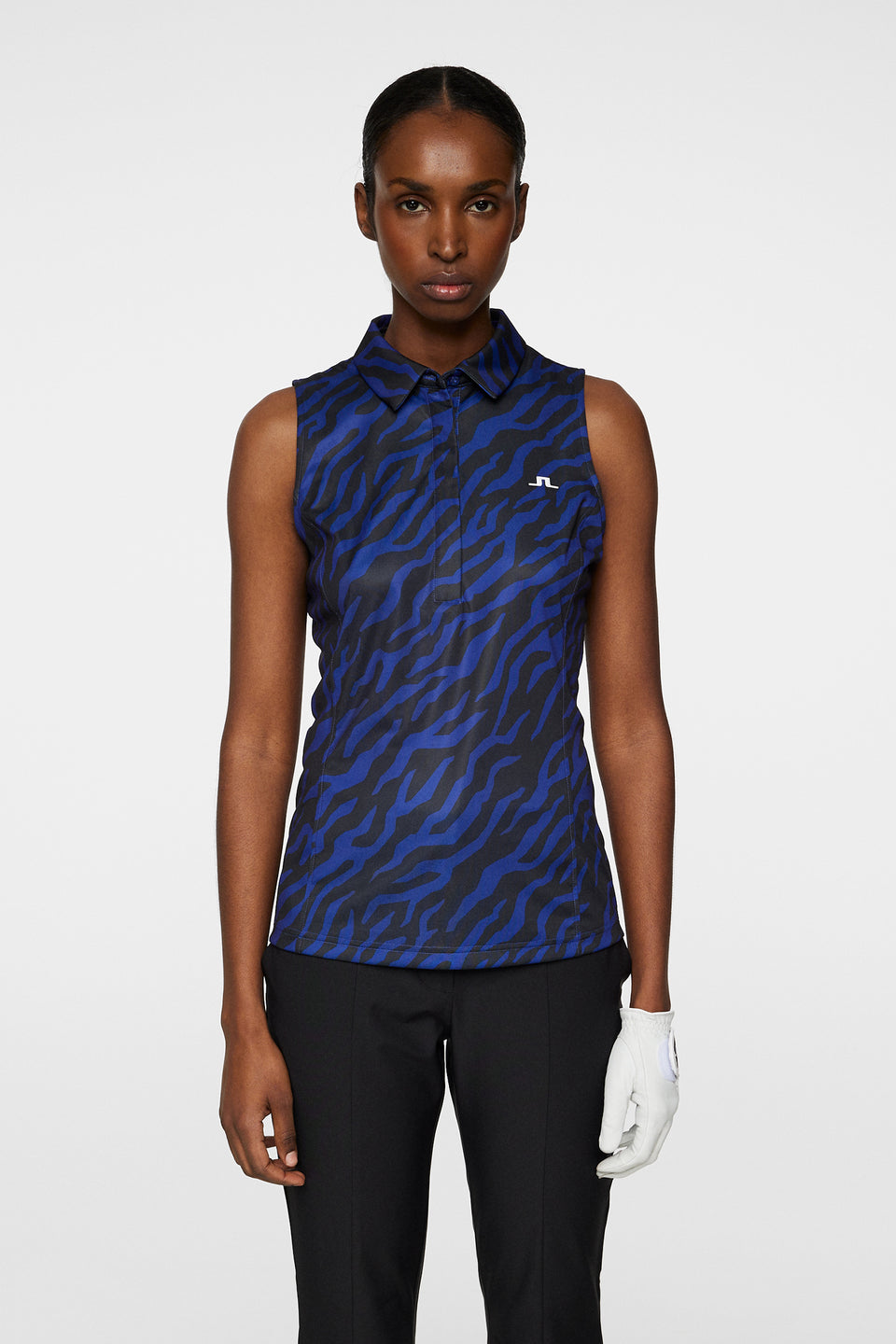 Dena Print Sleeveless Top / Tour Tiger Clematis M