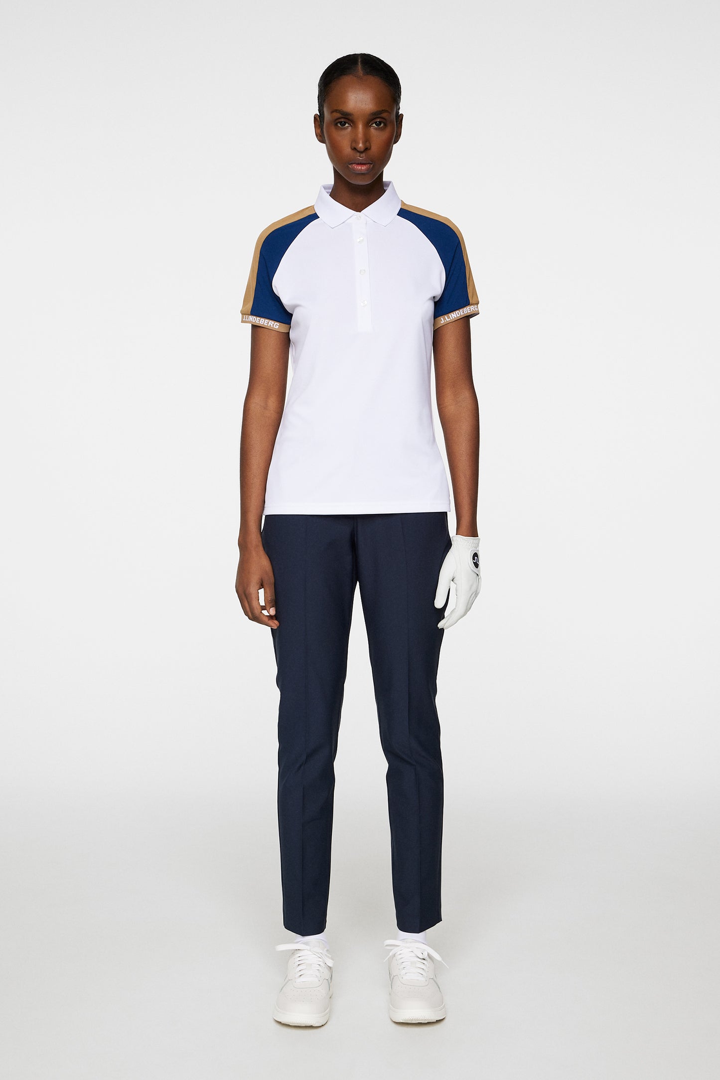 Priya Polo in White by J.Lindeberg