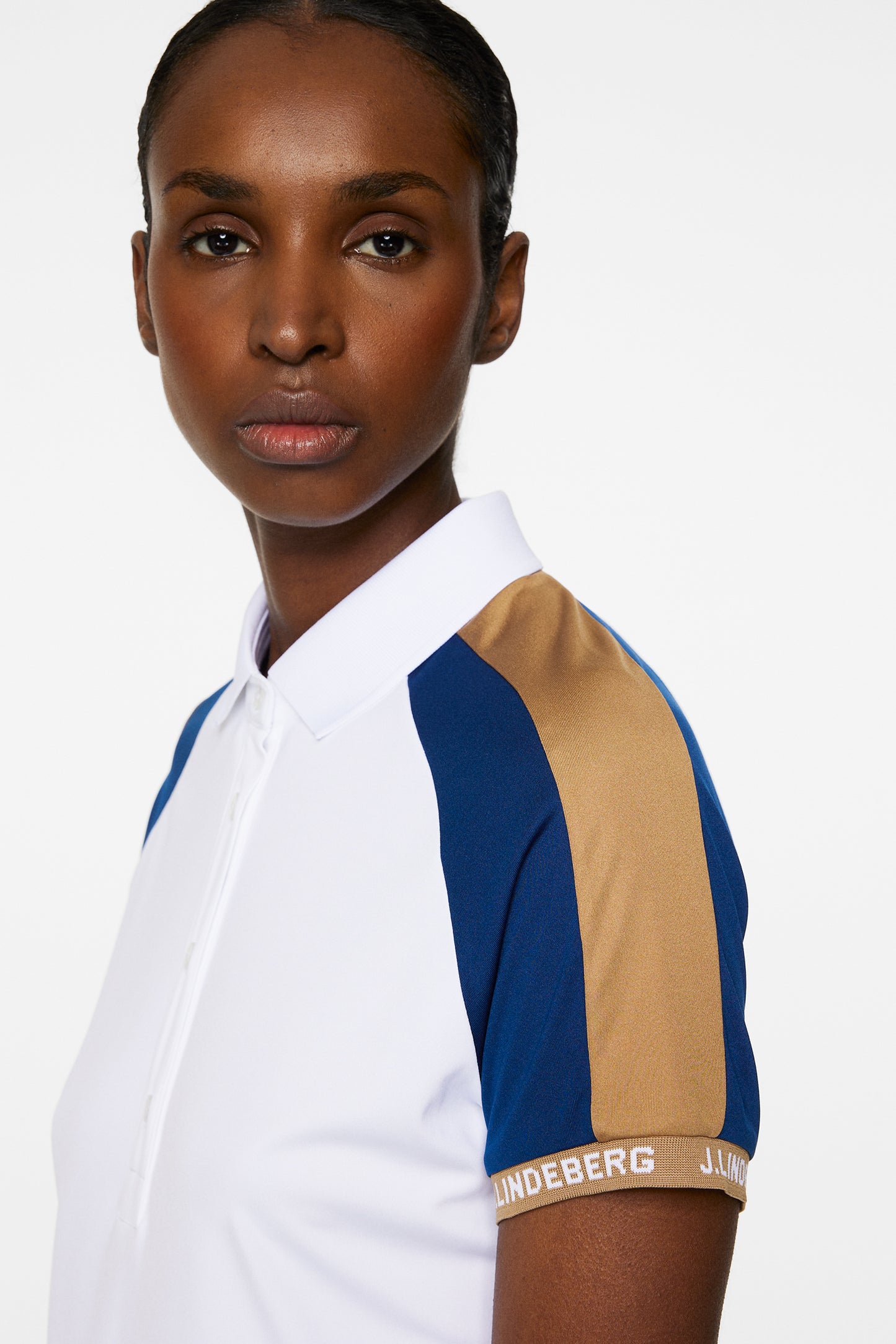 Priya Polo in White by J.Lindeberg