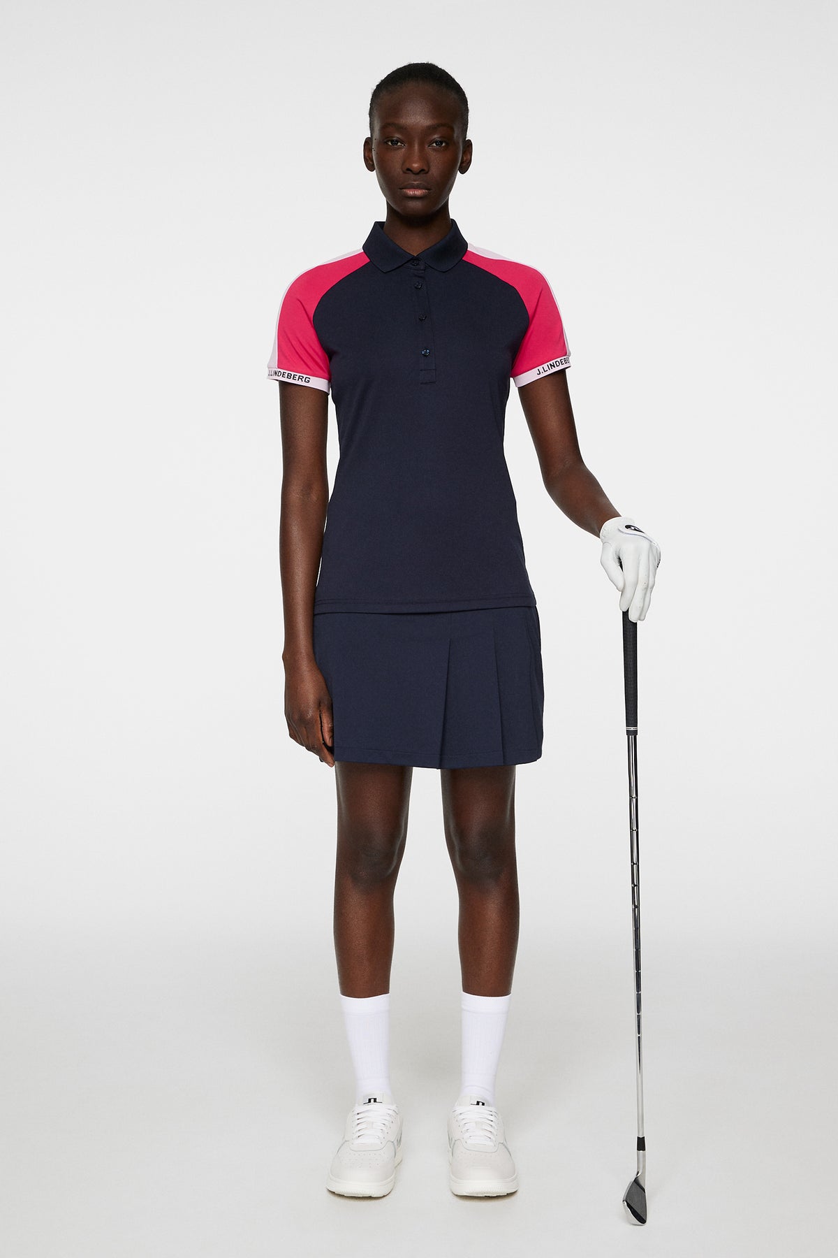 Priya Polo in JL Navy by J.Lindeberg