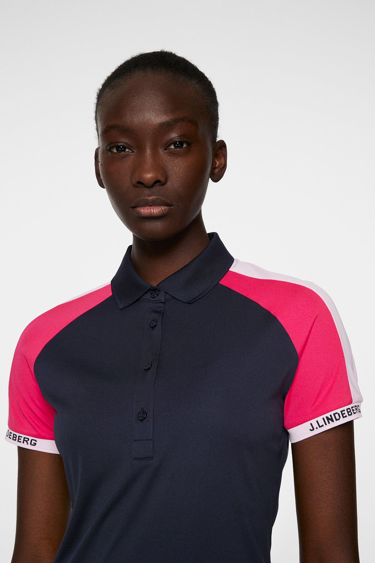 Priya Polo in JL Navy by J.Lindeberg