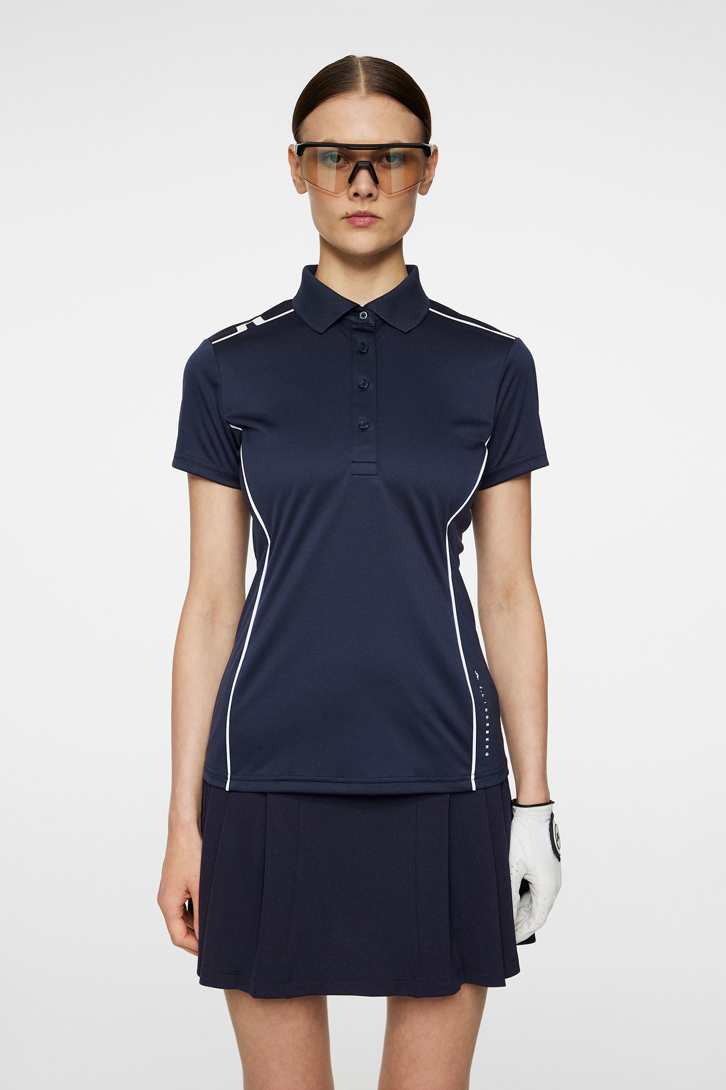 Leyla  Polo in JL Navy by J.Lindeberg