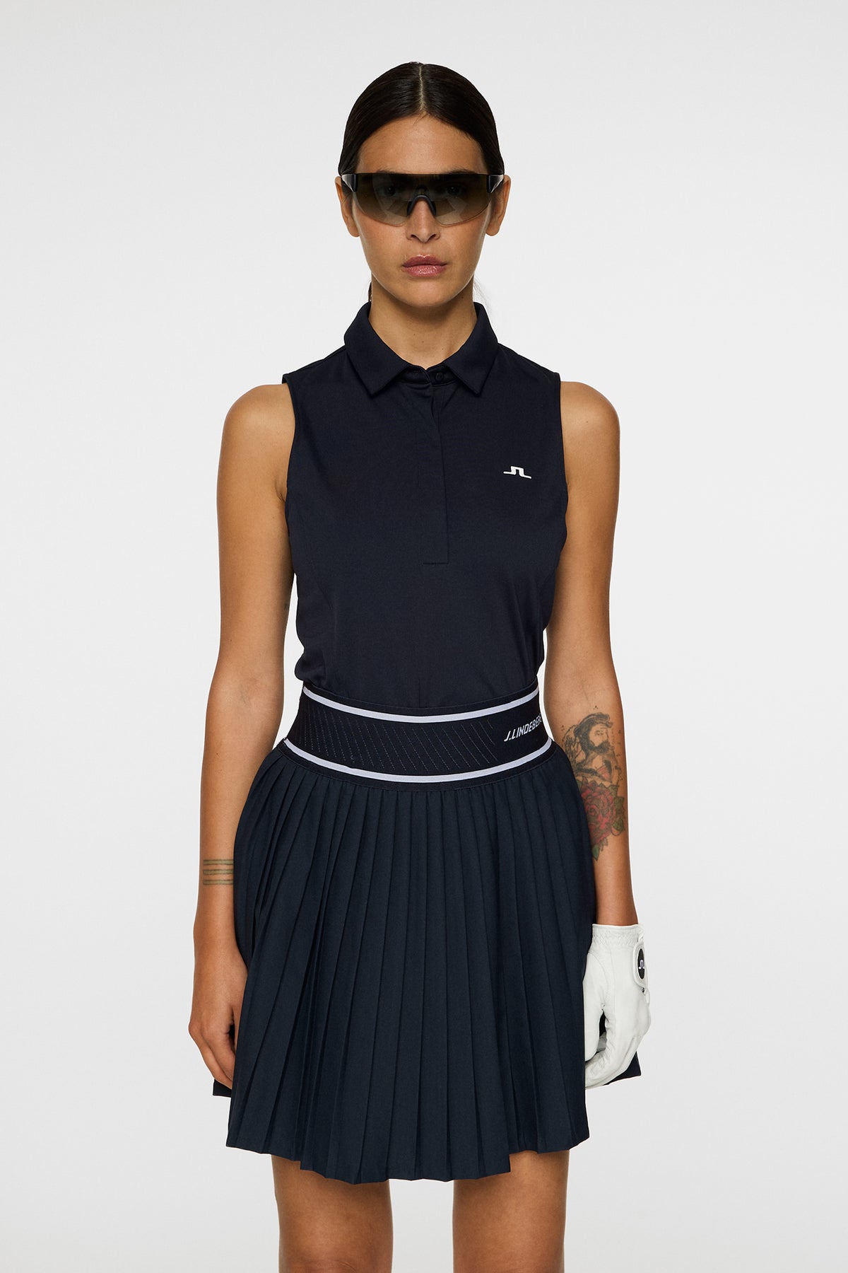 Dena Sleeveless Top in JL Navy by J.Lindeberg