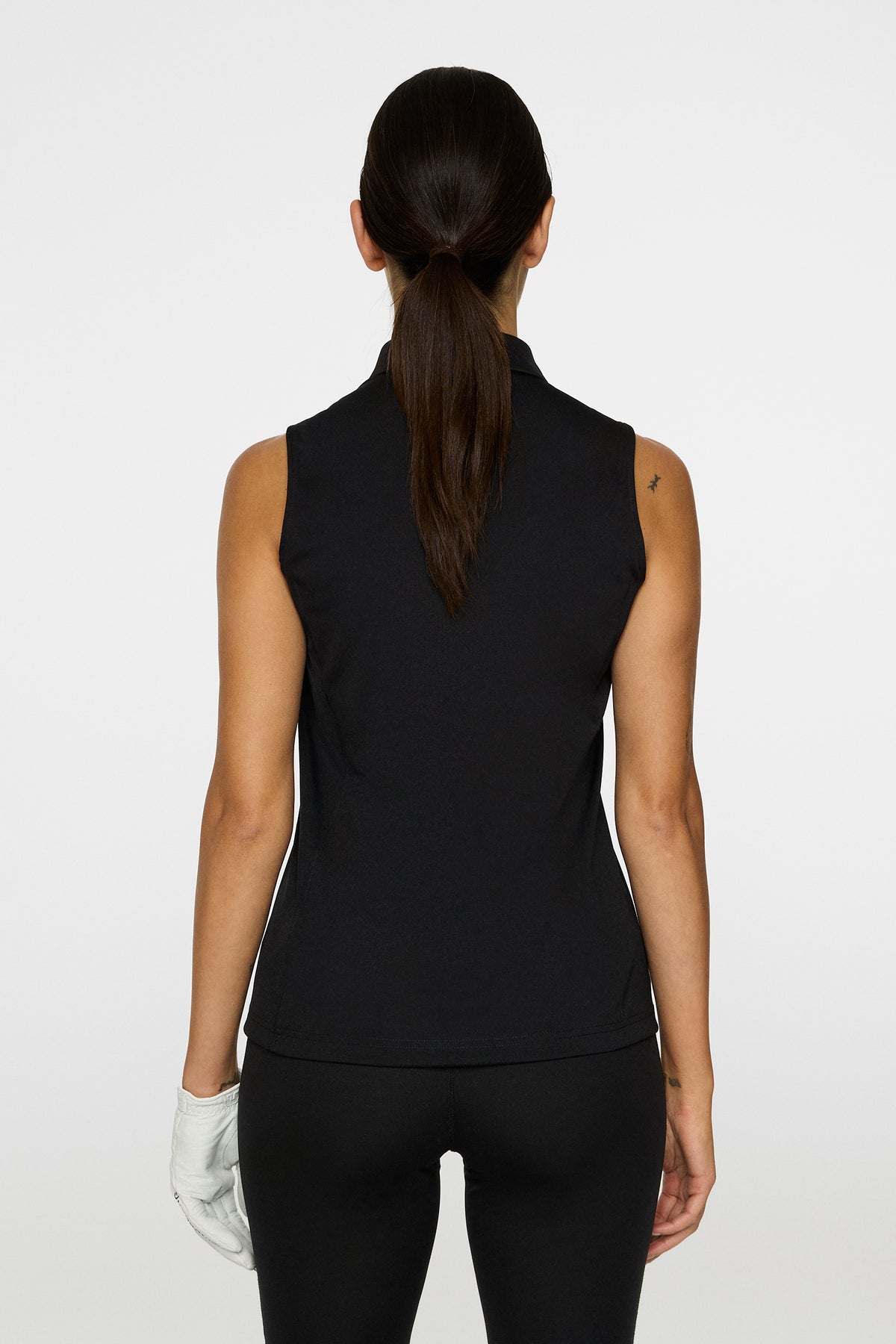 Dena Sleeveless Top in Black by J.Lindeberg