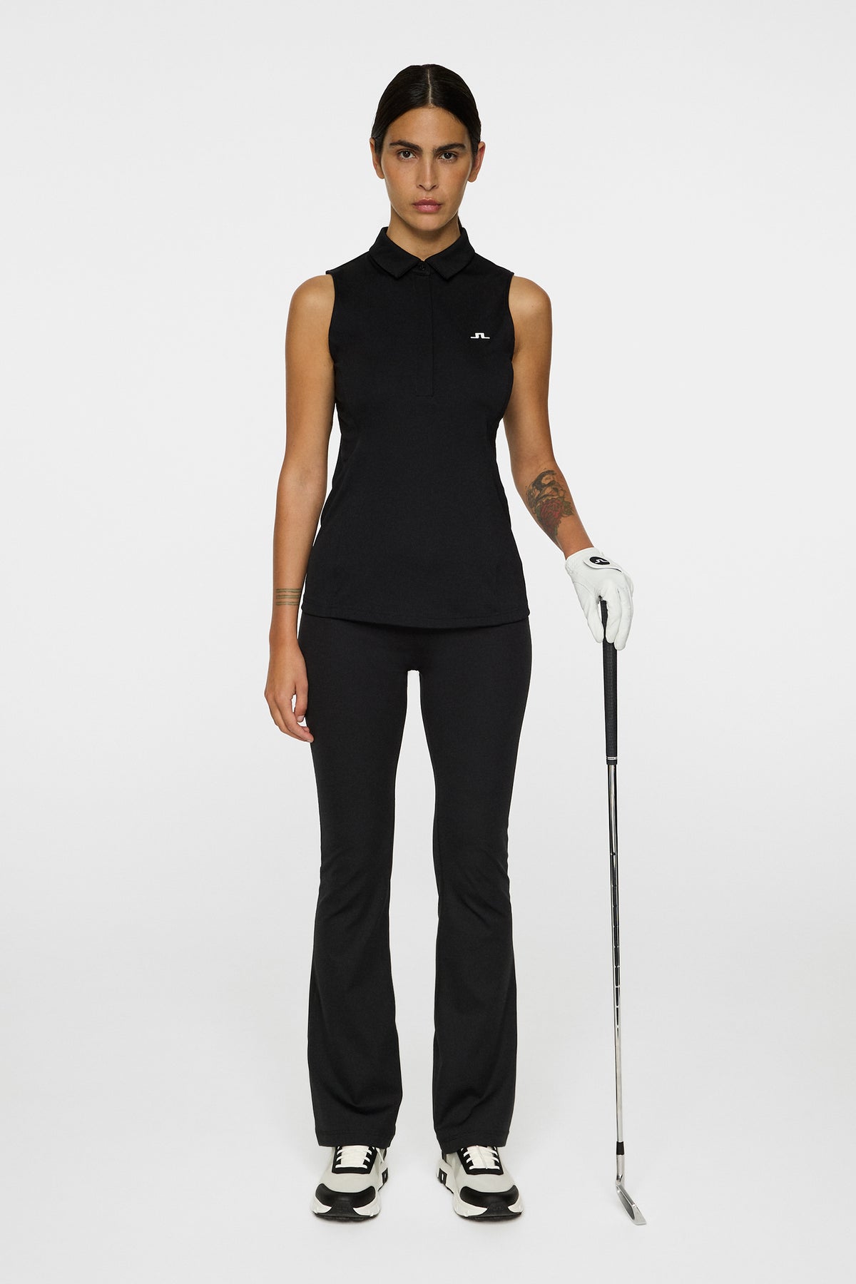 Dena Sleeveless Top in Black by J.Lindeberg
