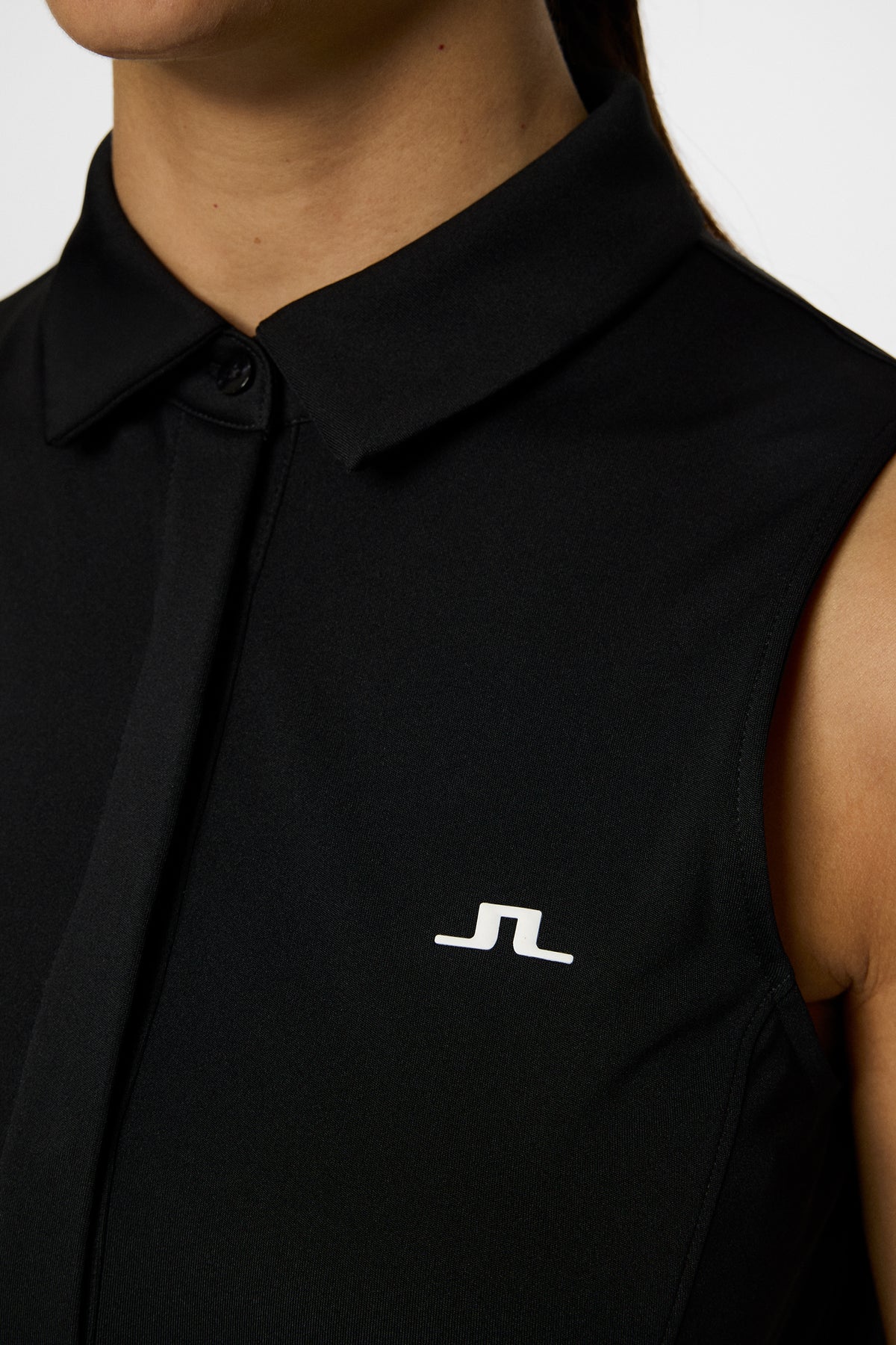 Dena Sleeveless Top in Black by J.Lindeberg