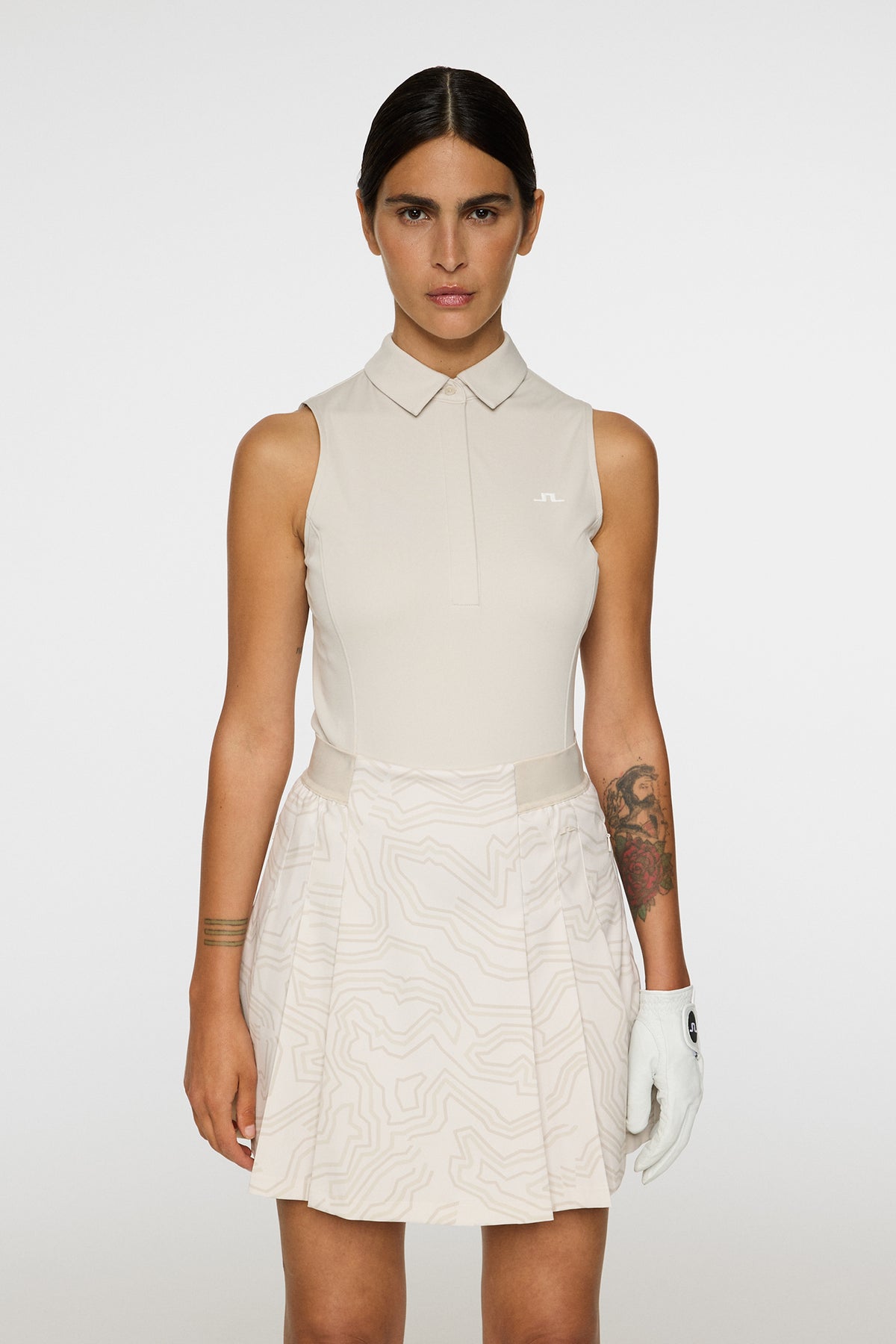 Dena Sleeveless Top in Moonbeam by J.Lindeberg