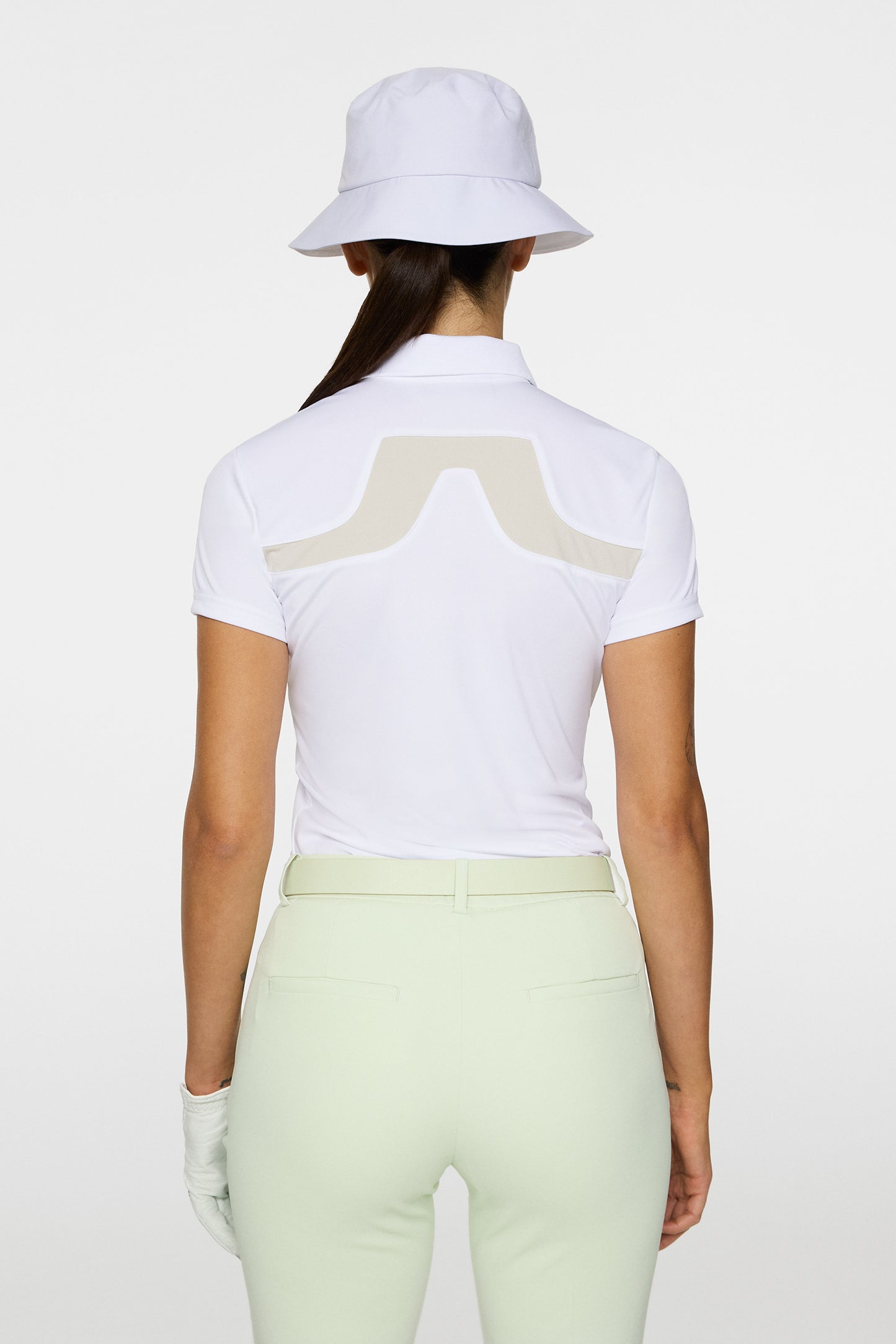Cassie Polo in White by J.Lindeberg