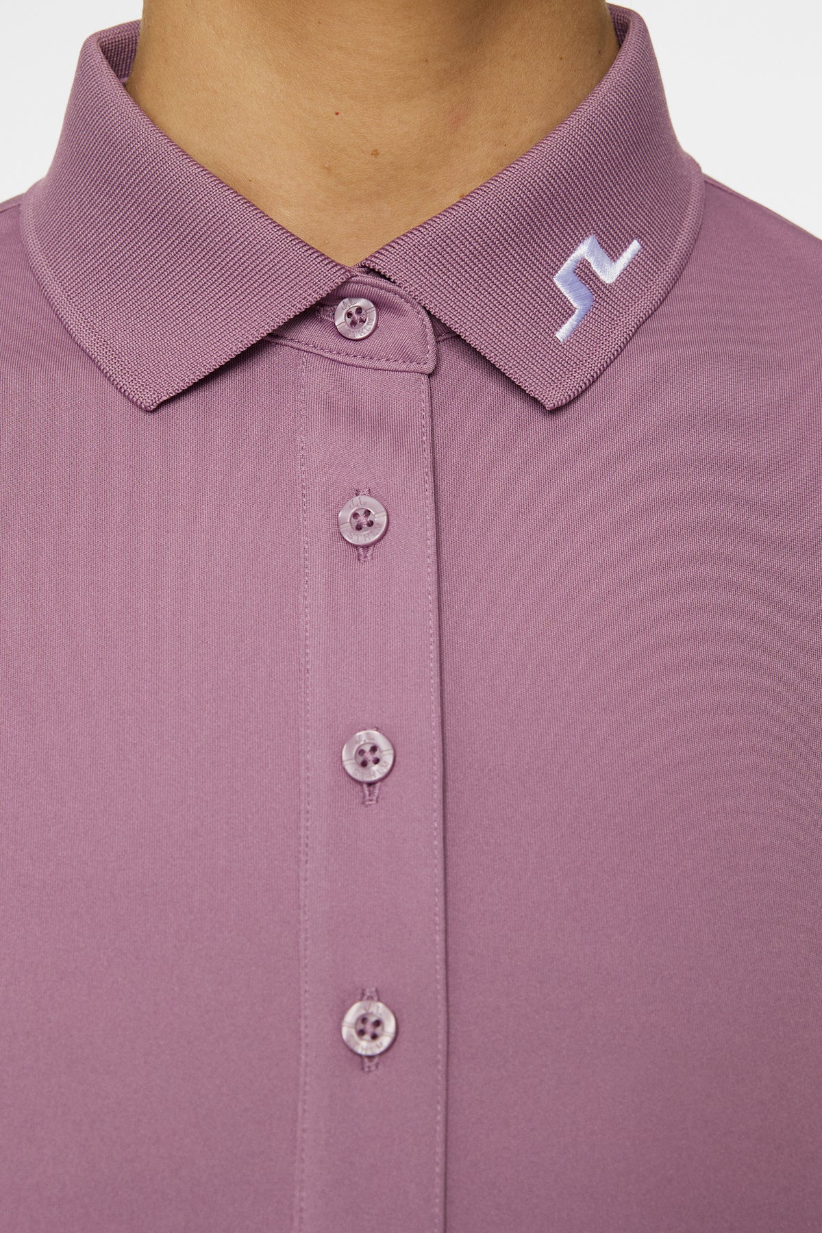 Tour Tech Polo in Very Grape by J.Lindeberg