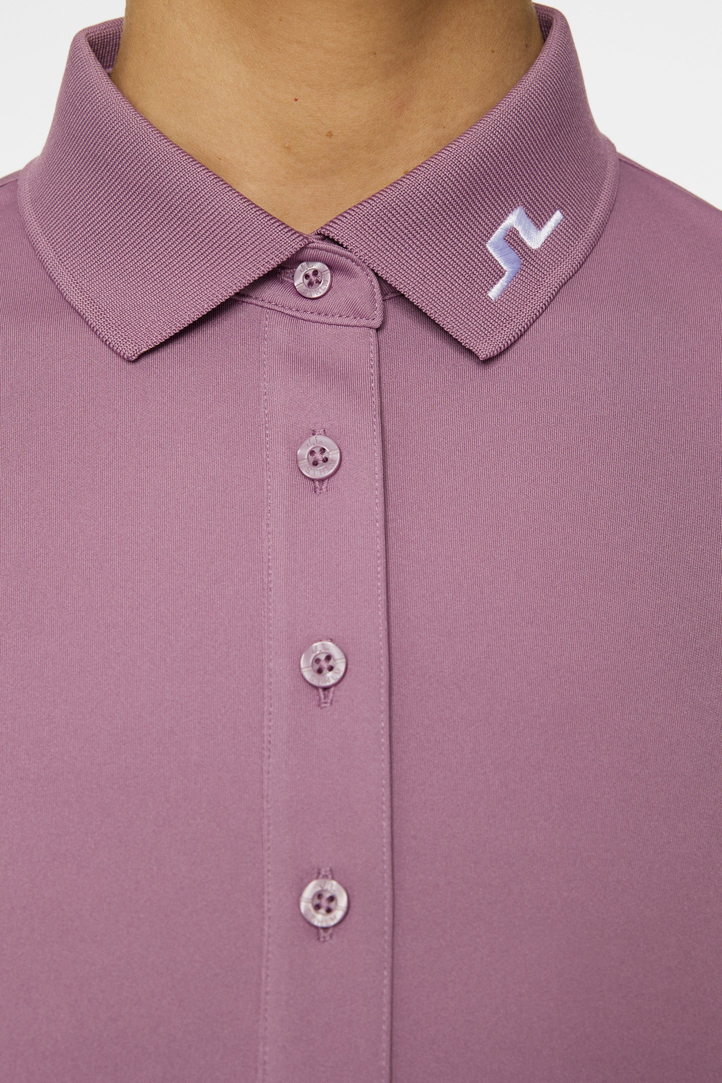 Tour Tech Polo in Very Grape by J.Lindeberg