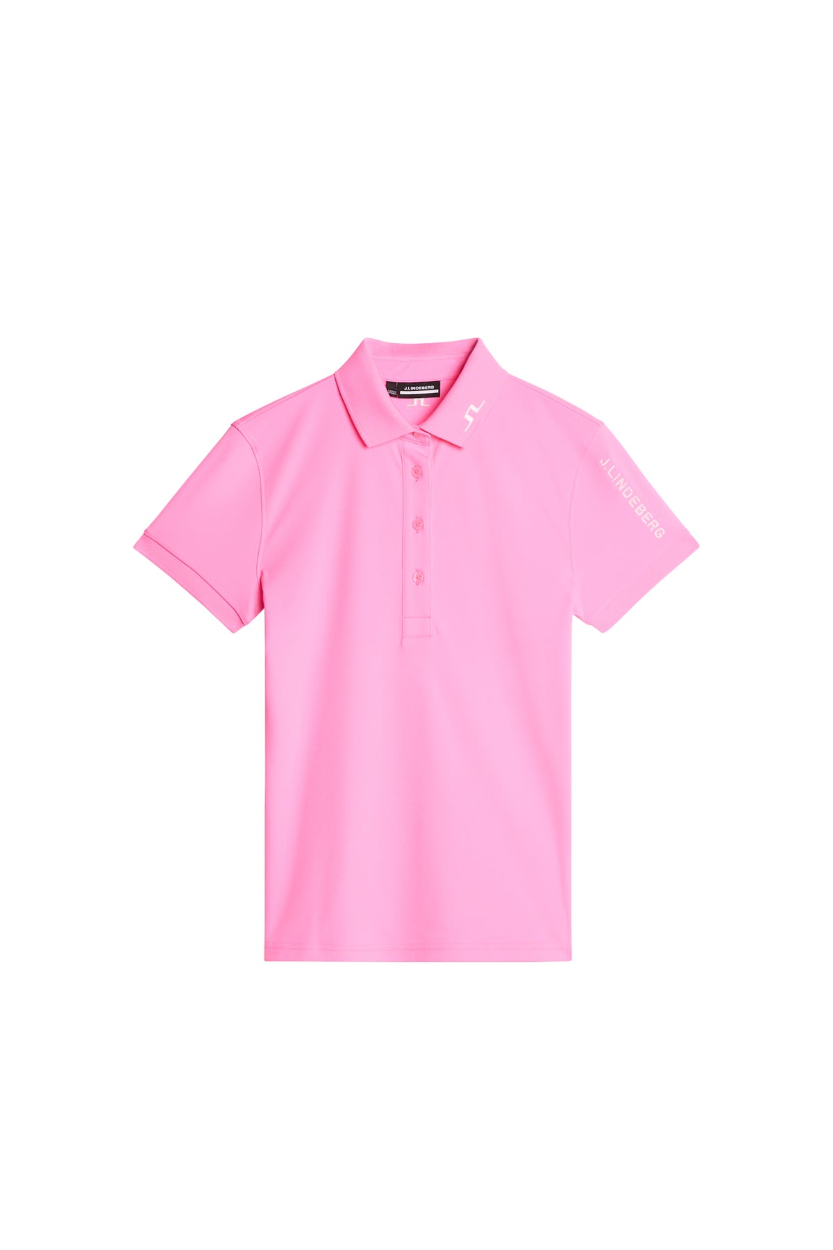 Tour Tech Polo in Eosine Pink by J.Lindeberg