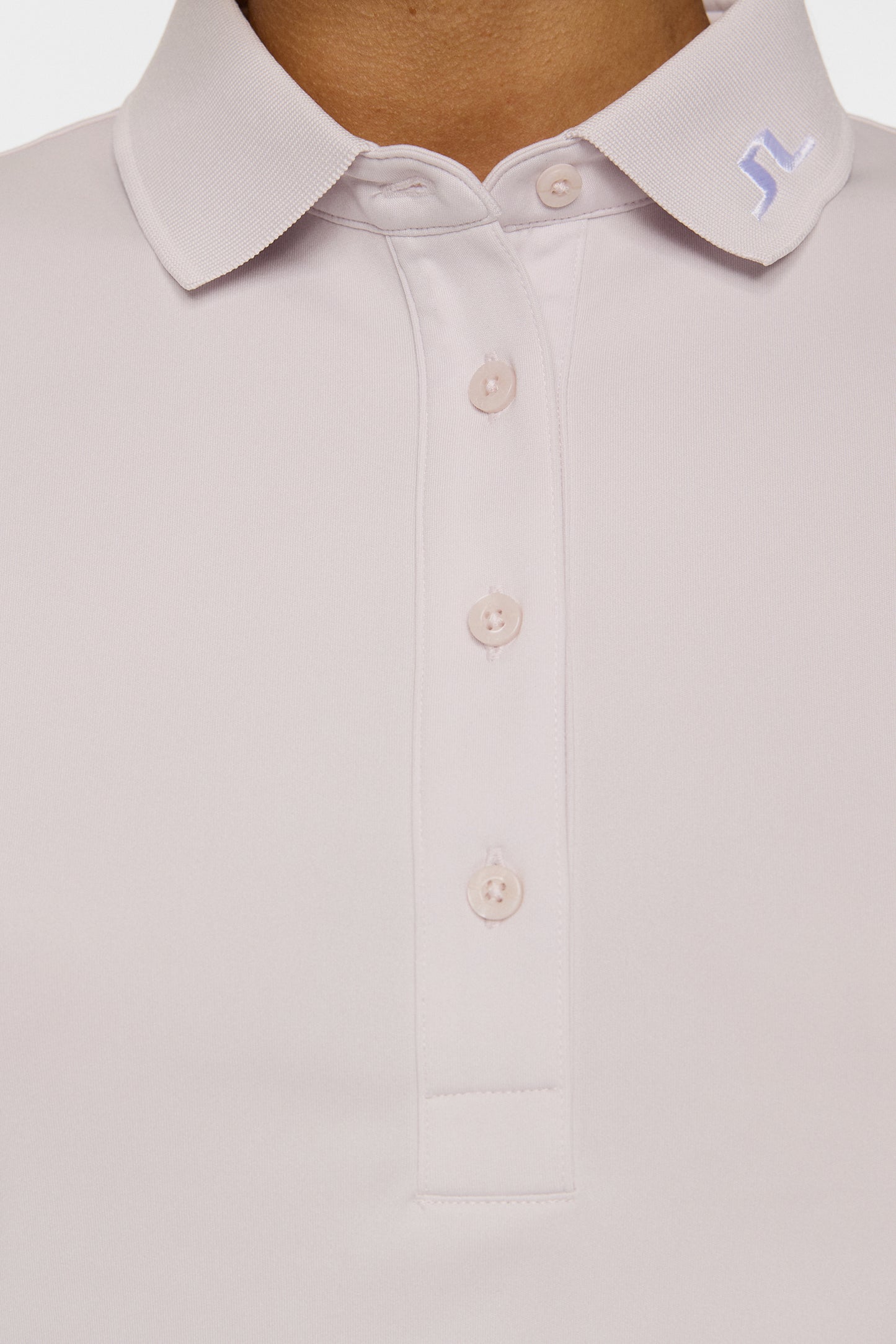 Tour Tech Polo in Grey Lilac by J.Lindeberg