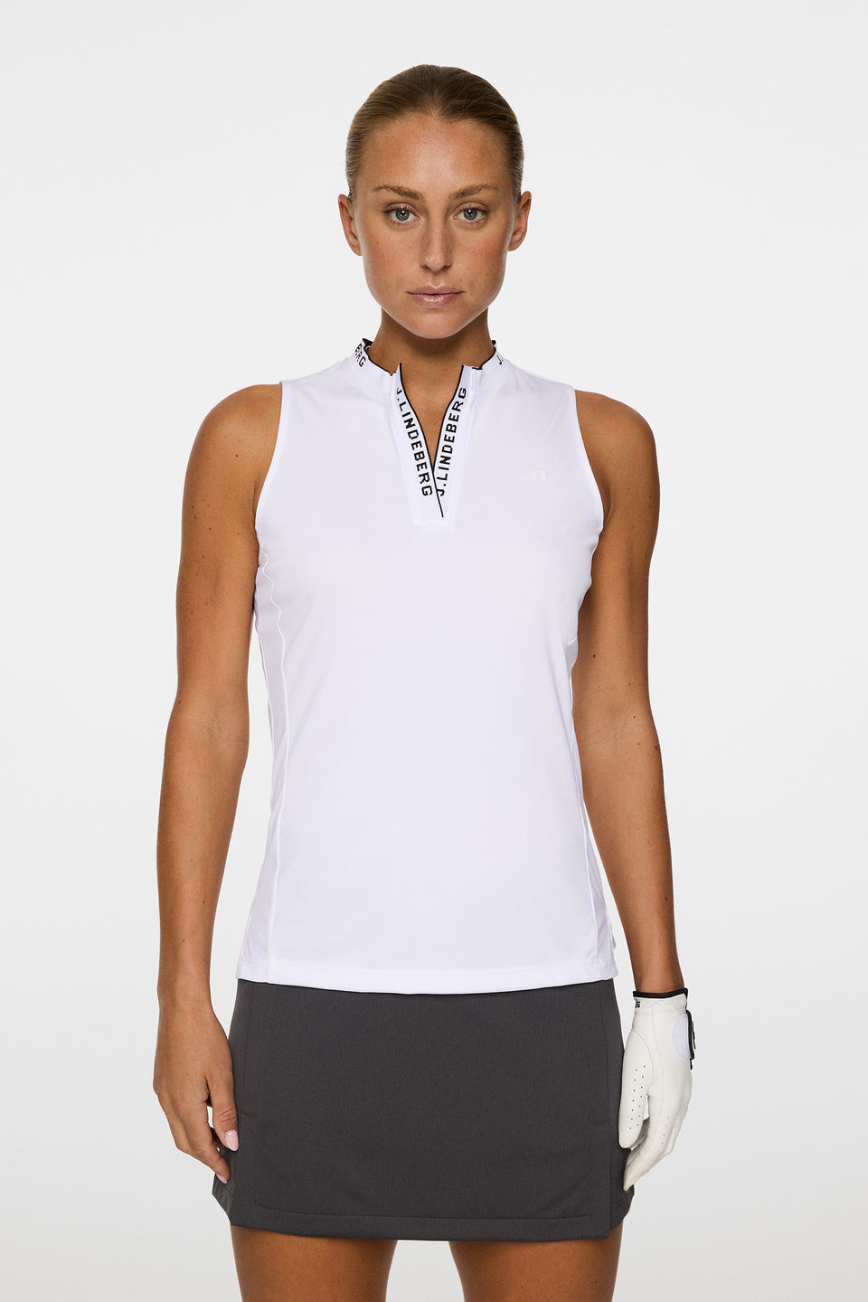 Leya Sleeveless Top / White