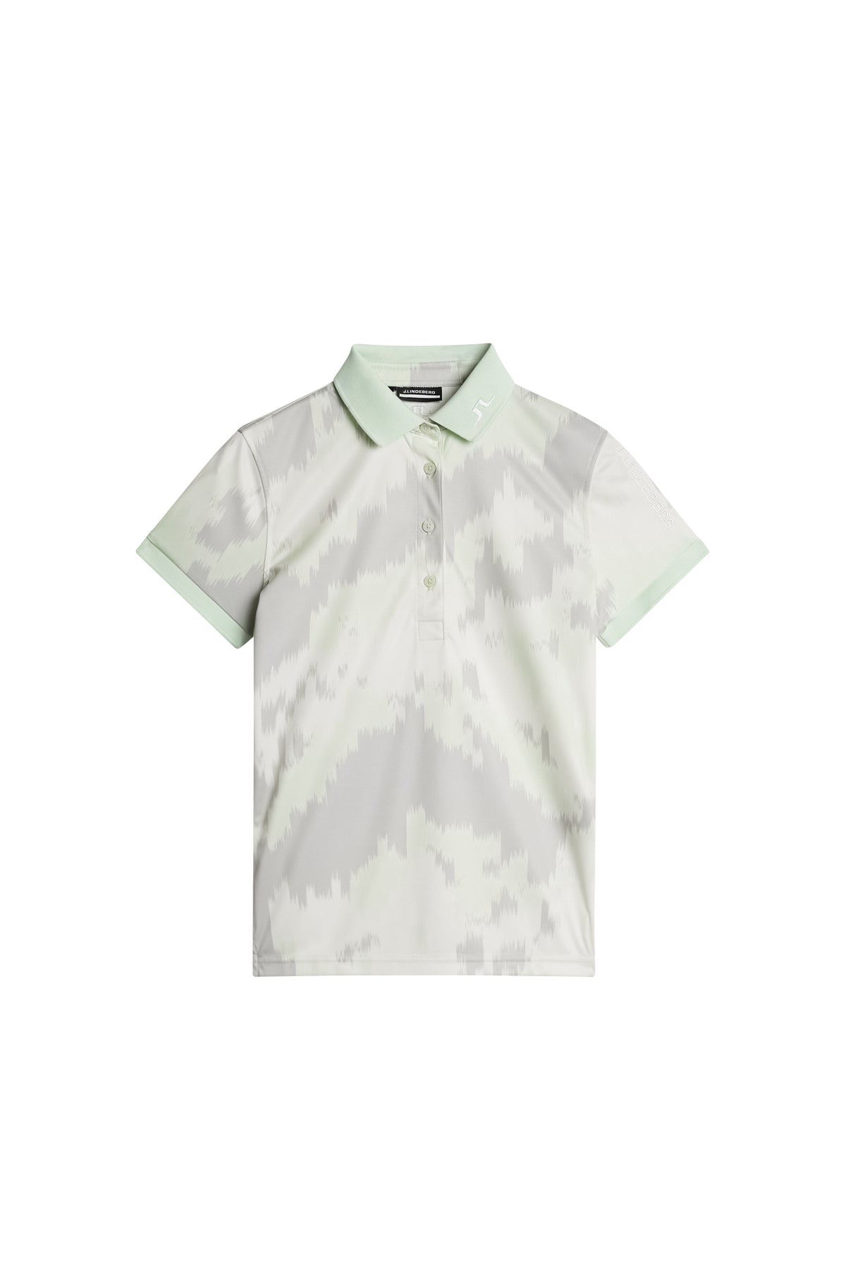 Tour Tech Print Polo in Warp Ambrosia L by J.Lindeberg