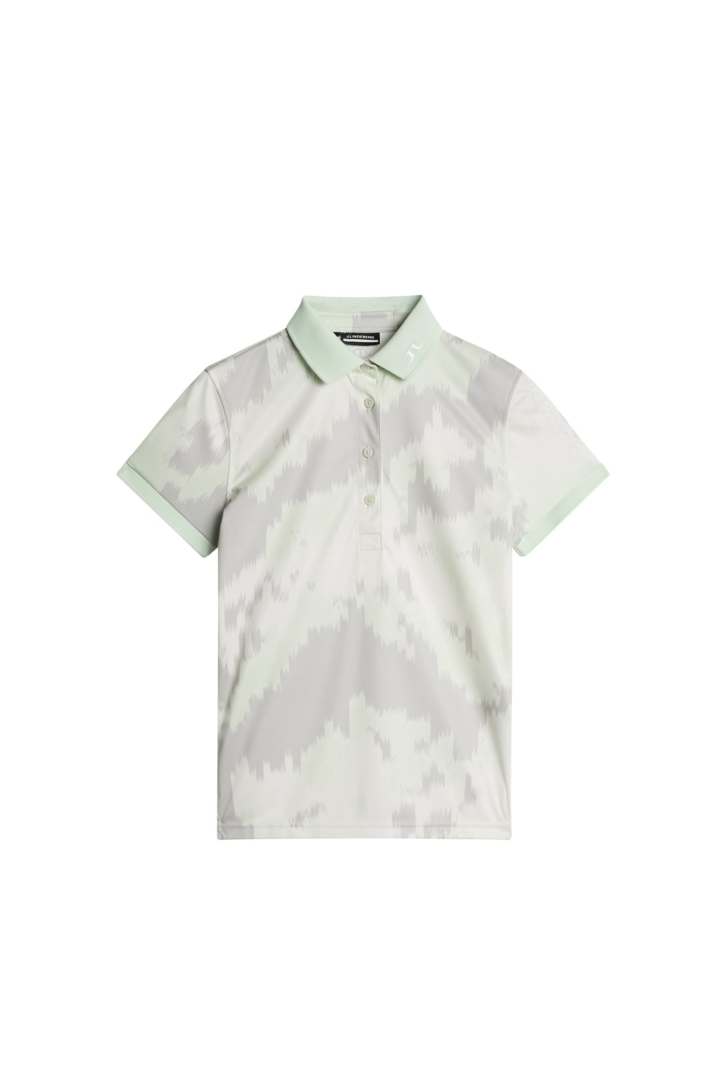Tour Tech Print Polo in Warp Ambrosia L by J.Lindeberg