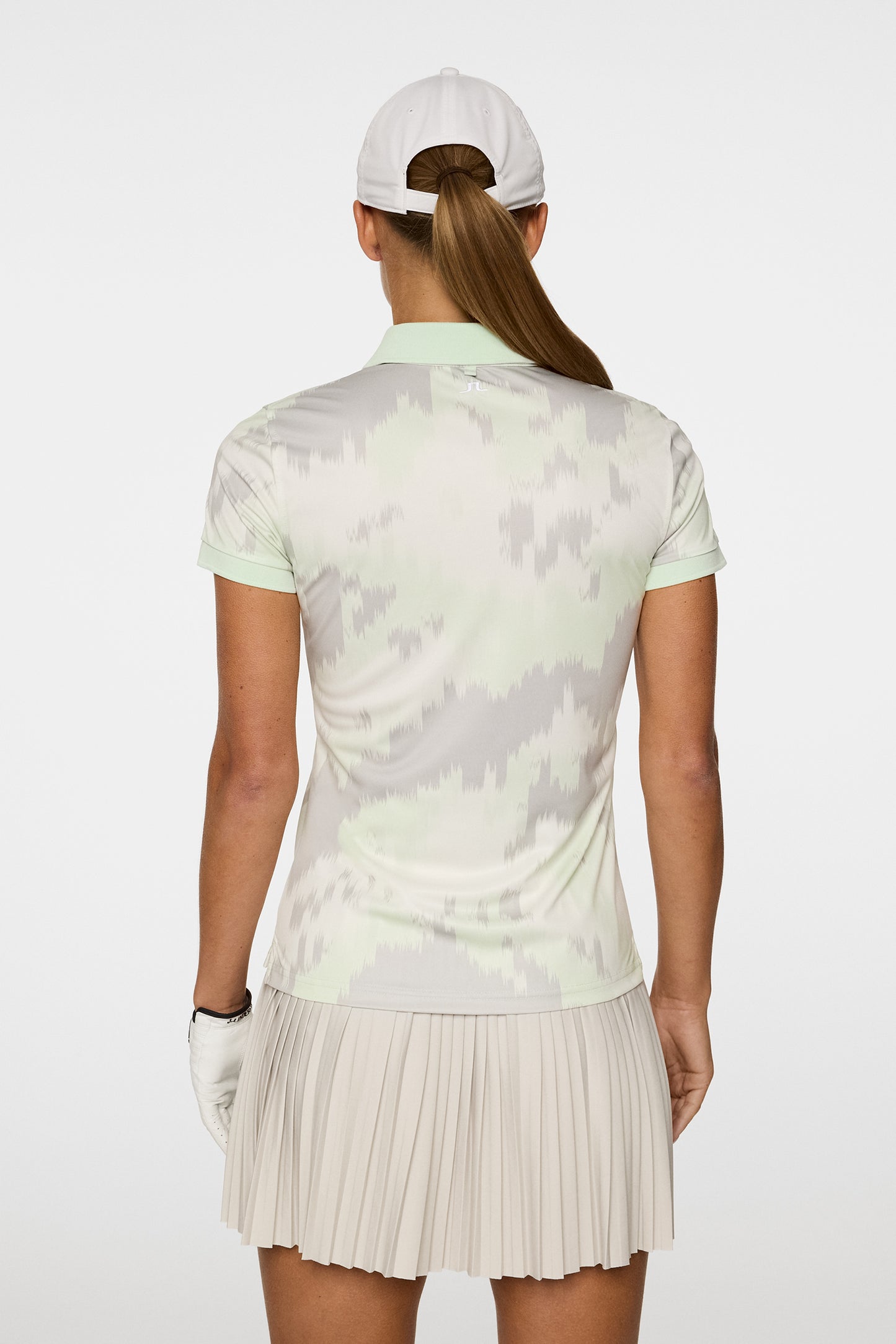 Tour Tech Print Polo in Warp Ambrosia L by J.Lindeberg