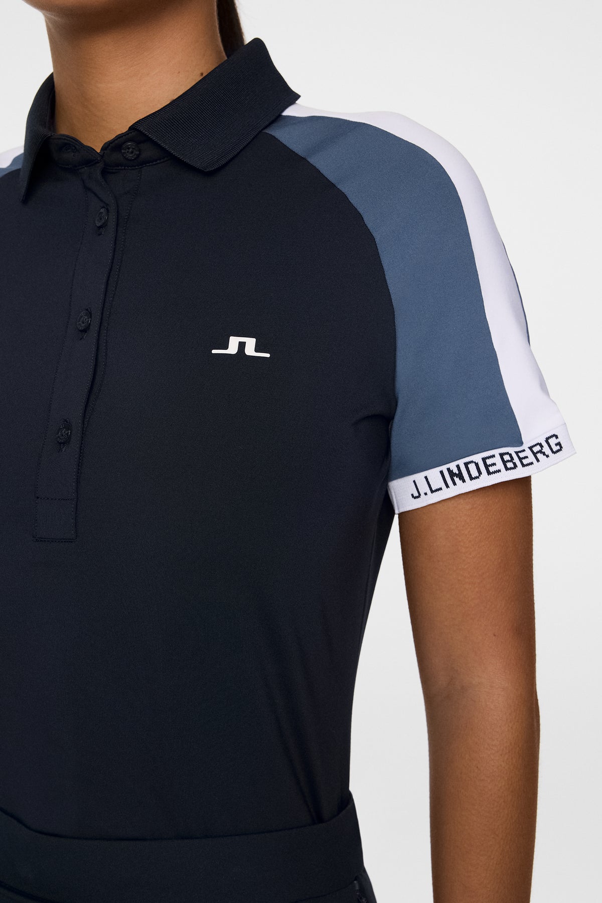 Priya Polo in JL Navy by J.Lindeberg