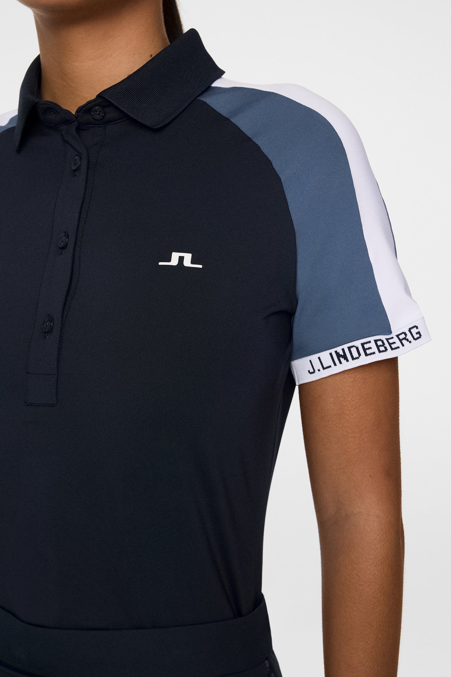 Priya Polo in JL Navy by J.Lindeberg
