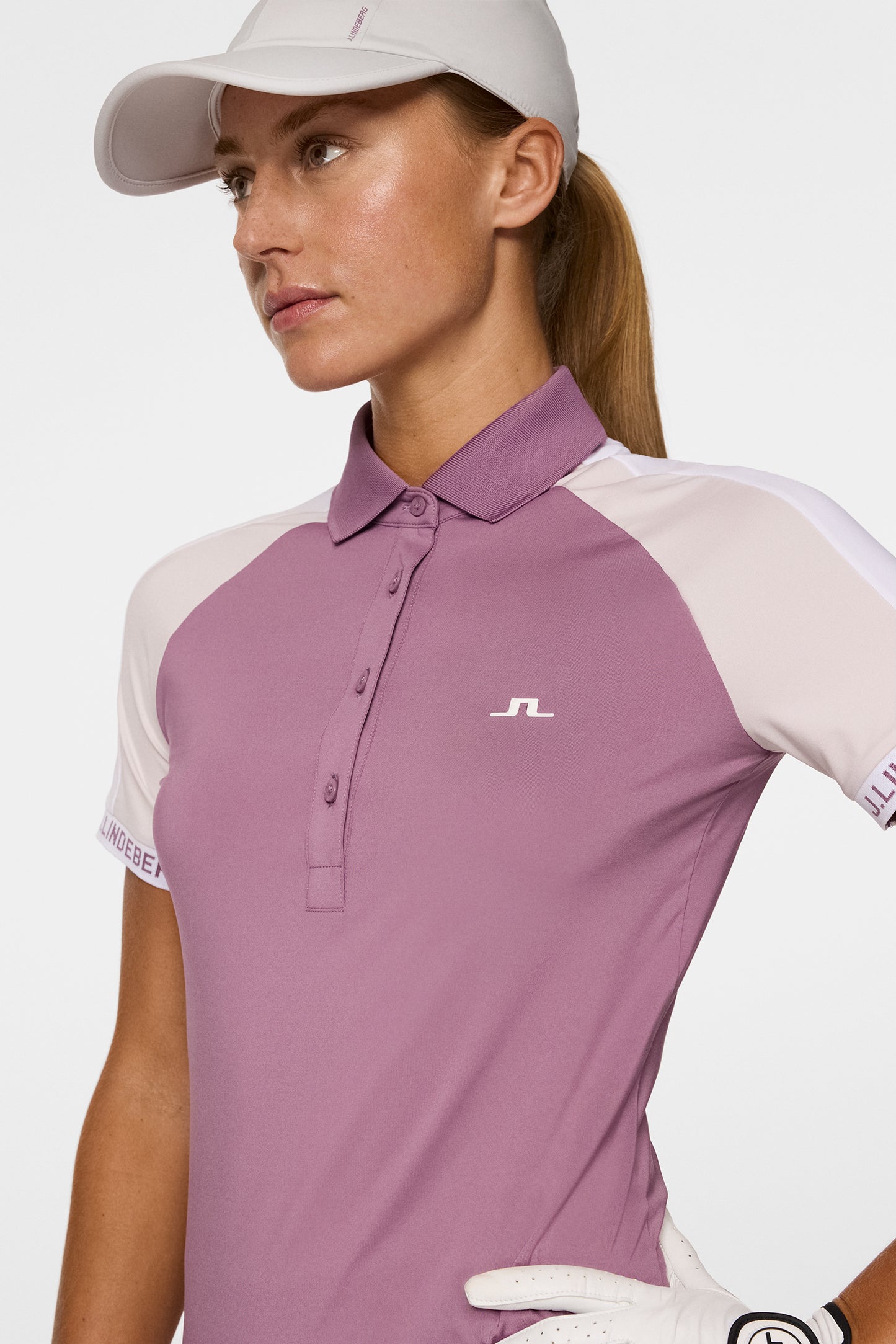 Priya Polo in Very Grape by J.Lindeberg