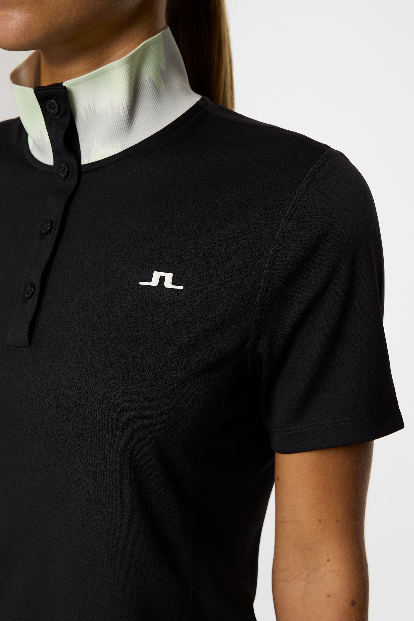 Piper Polo in Black by J.Lindeberg