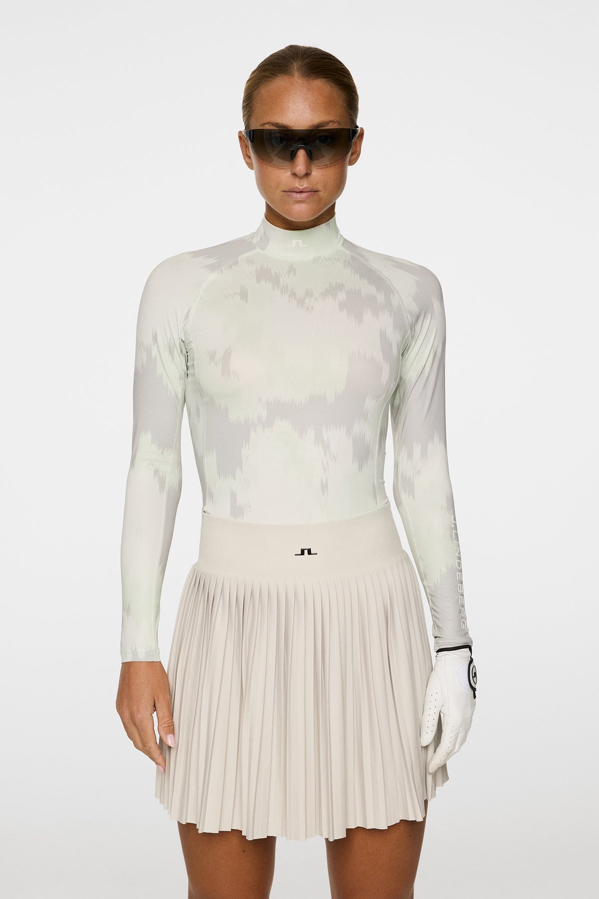 Ella Print Compression Top in Warp Ambrosia L by J.Lindeberg