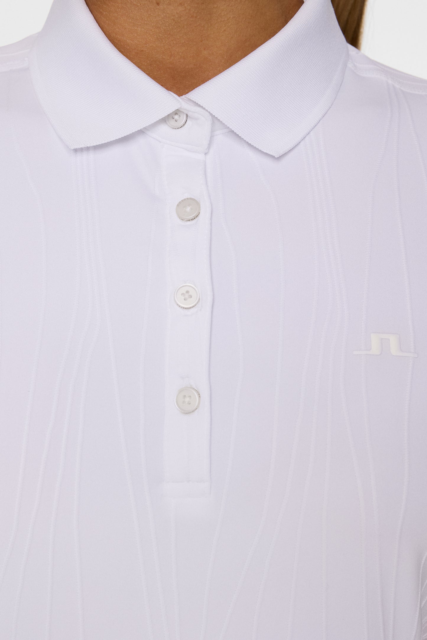 Izara Polo in White by J.Lindeberg