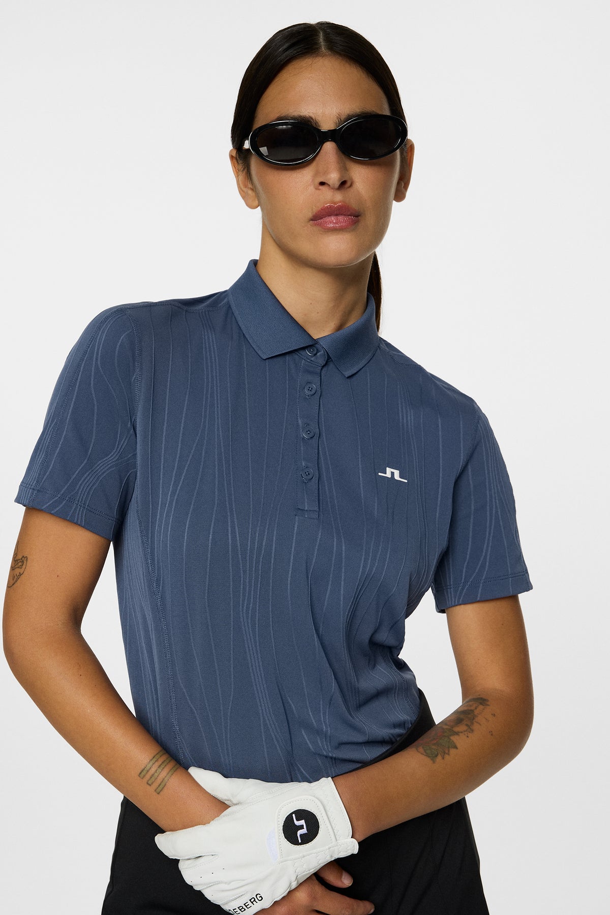Izara Polo in Vintage Indigo by J.Lindeberg